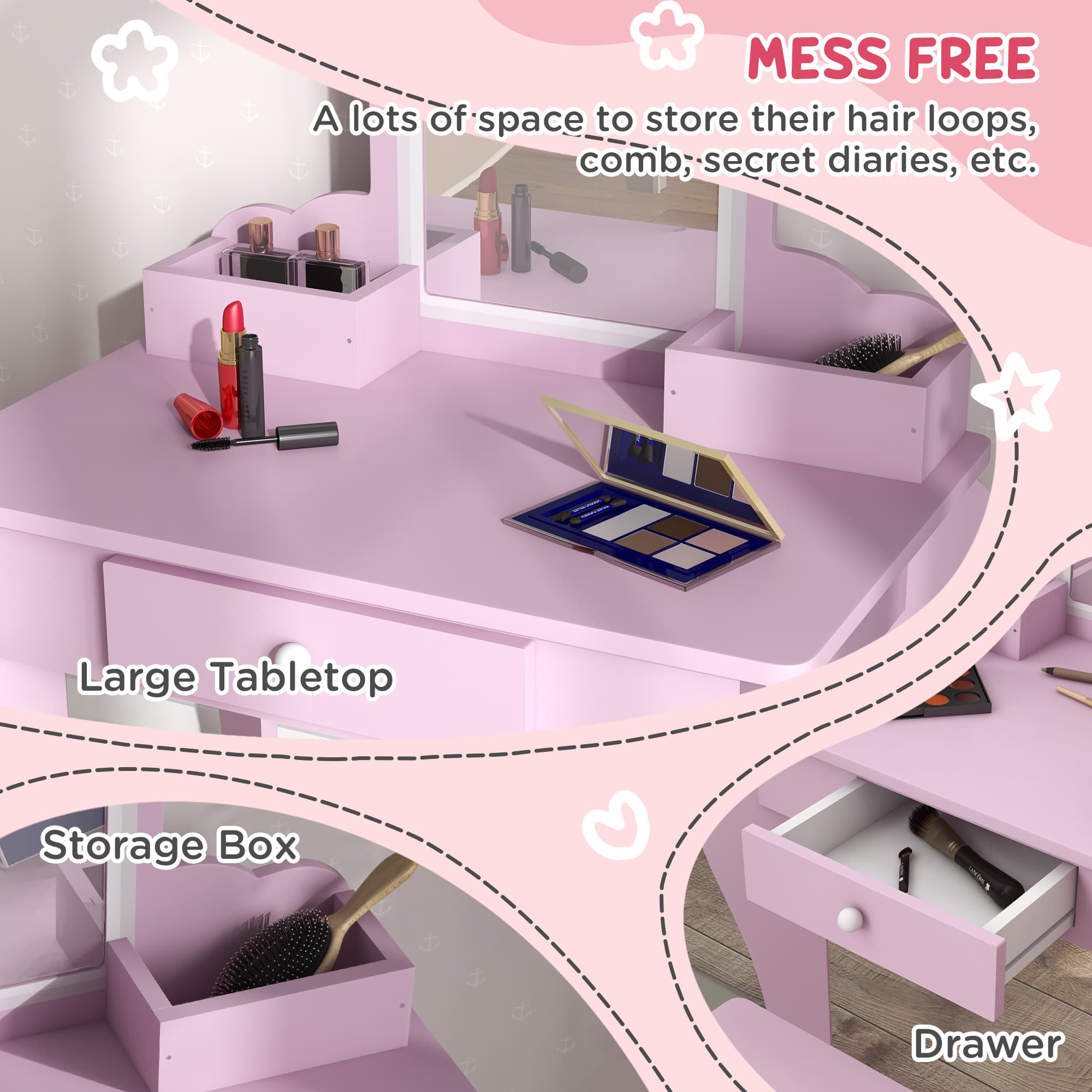 Transform Their Playroom With This Cloud Vanity Set - image 4
