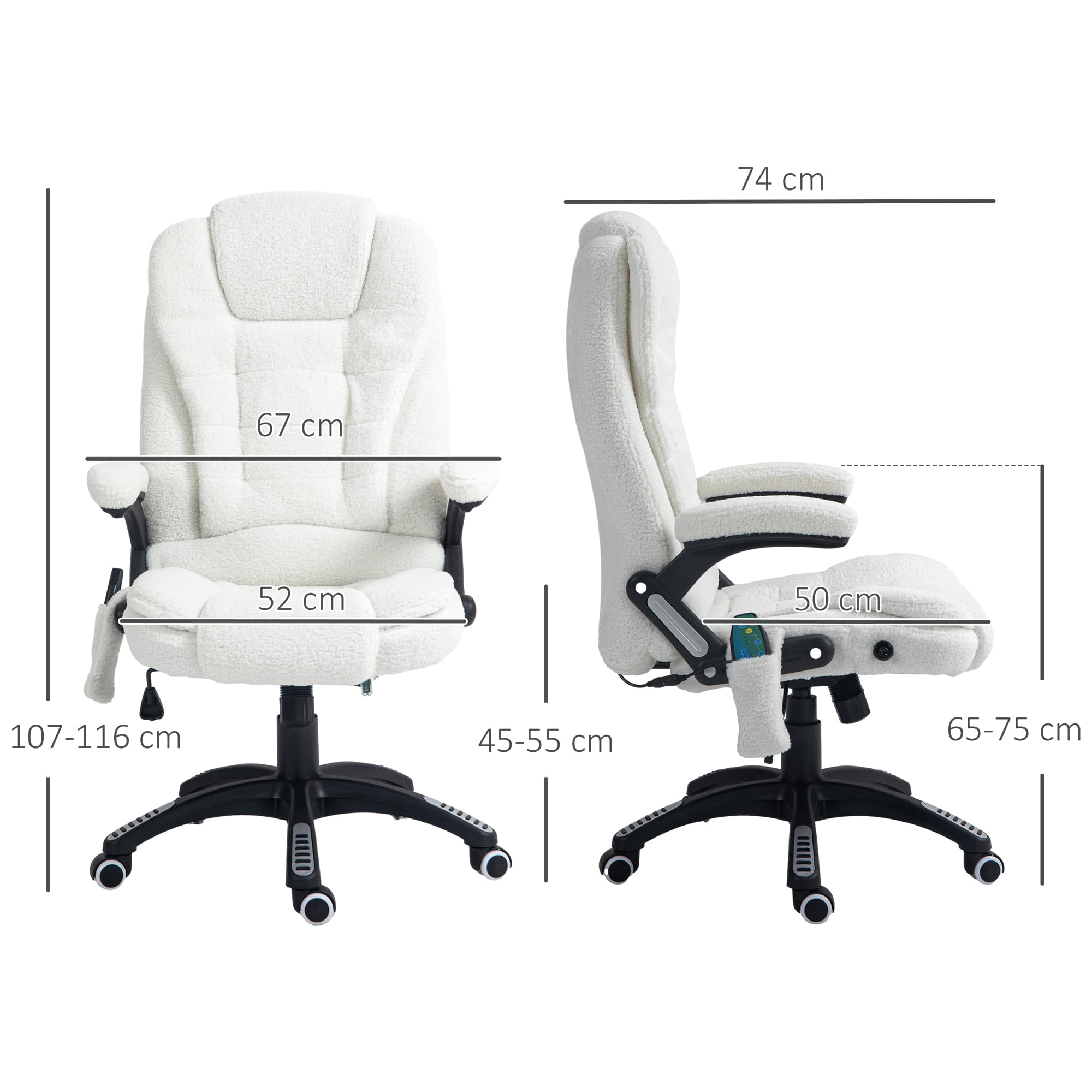 Transform Your Workday with the Vinsetto Boucle Massage Chair - image 2