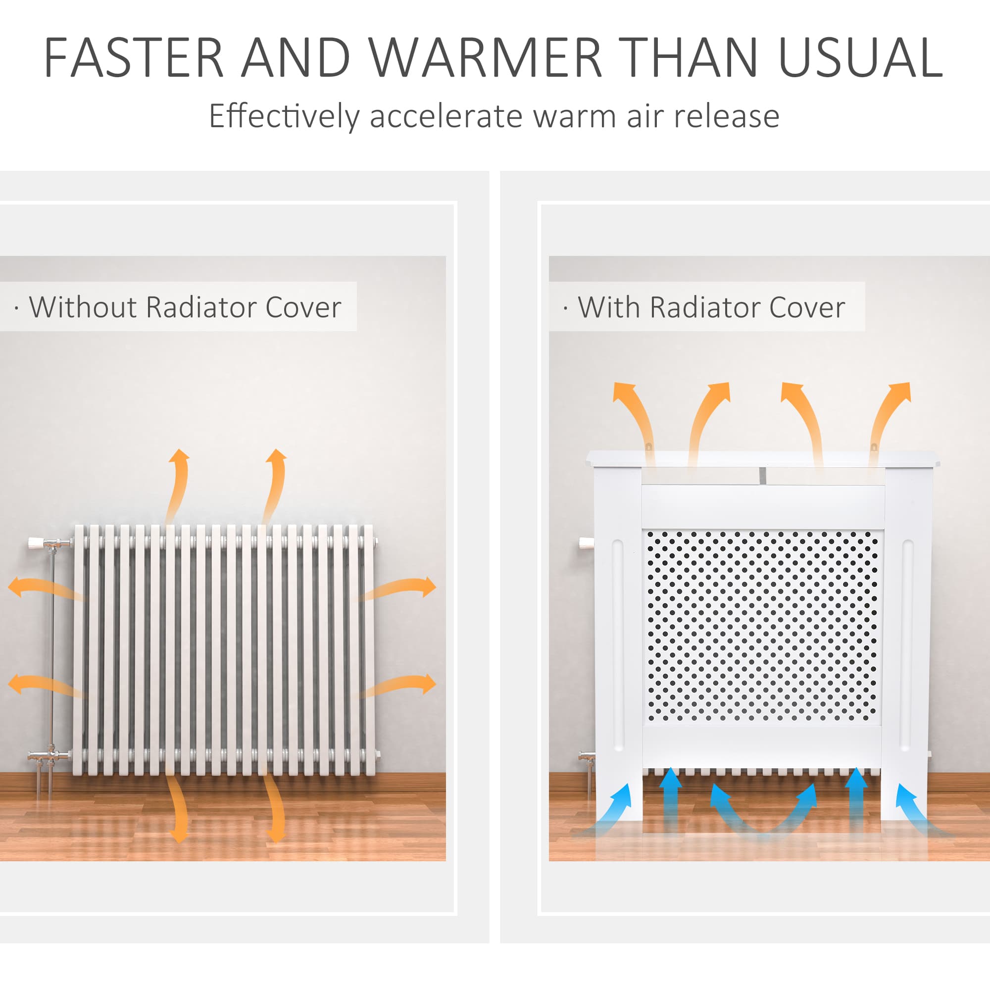 Transform Your Space with this Small White Radiator Cover - image 1