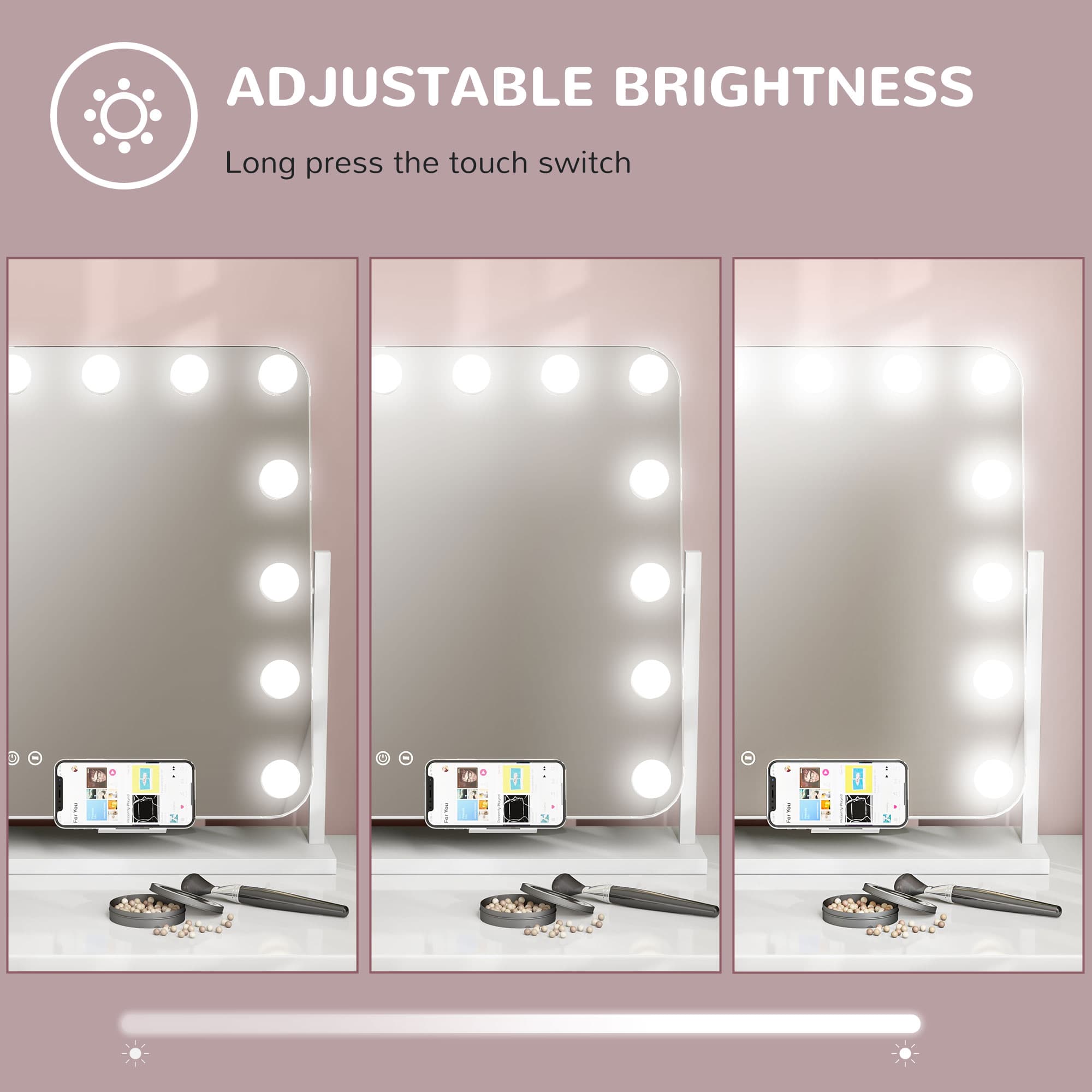 Transform Your Routine with this 14 LED Vanity Mirror - image 3