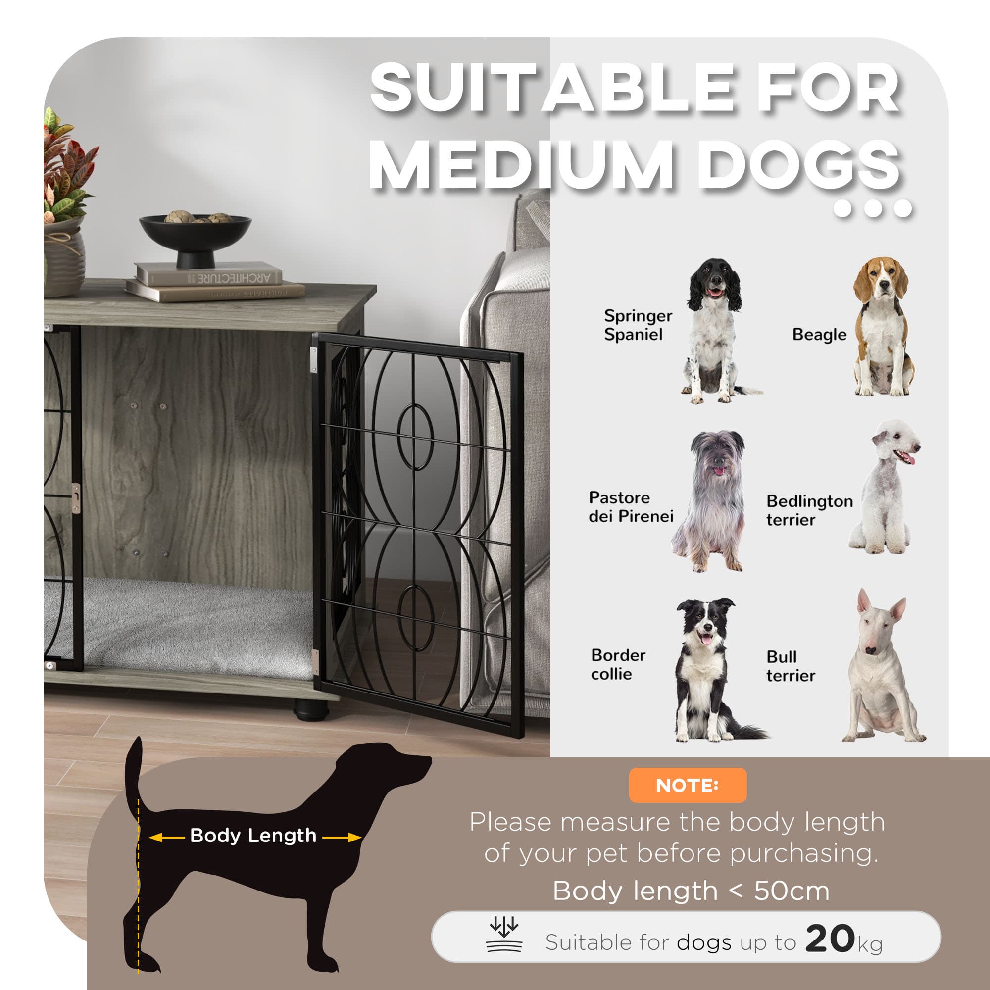 Transform Your Space with this Stylish Dog Crate End Table - image 2