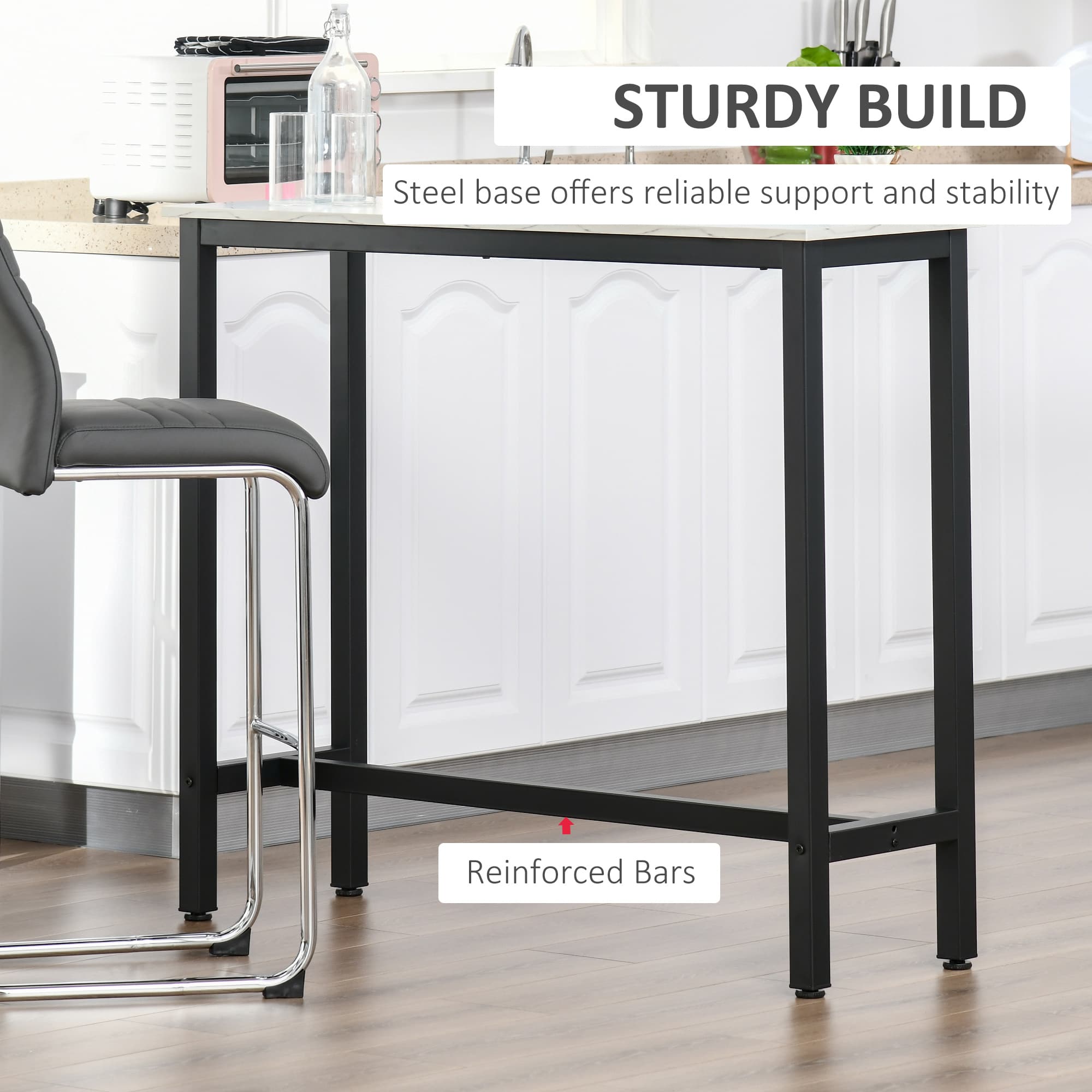 Transform Your Space with this Industrial Breakfast Bar - image 5