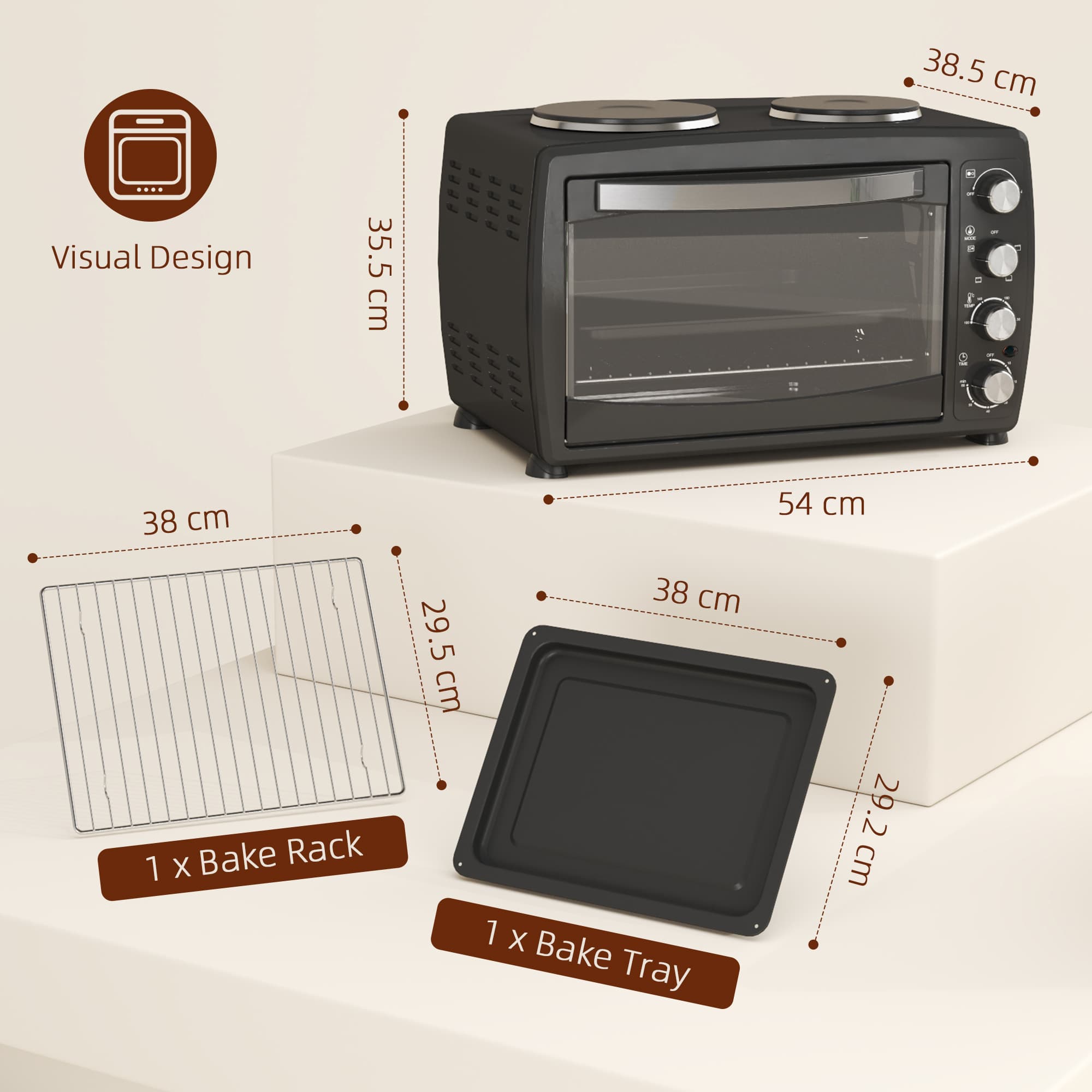 Transform Your Cooking with this 36L Mini Oven & Hot Plates - image 4