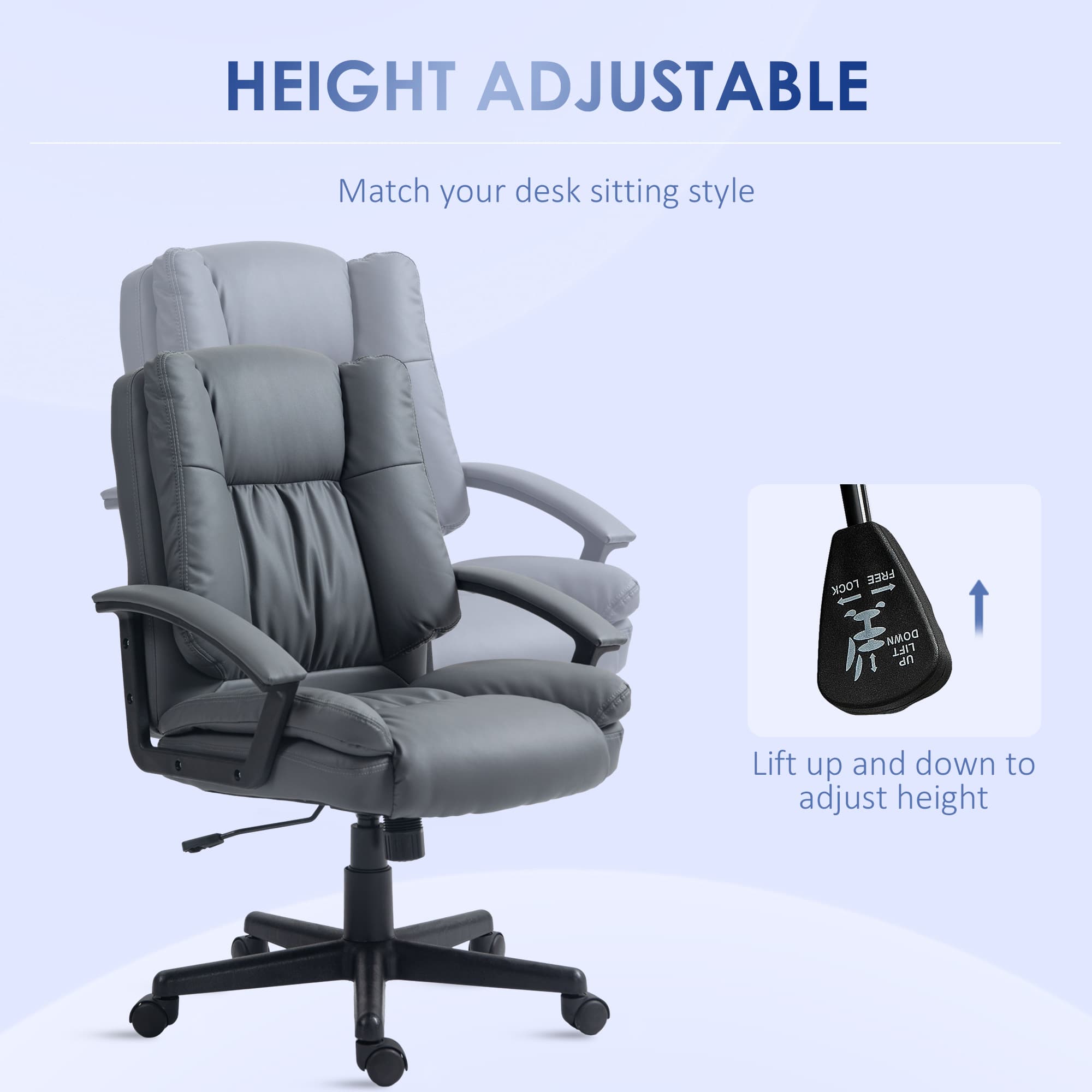 Transform Your Workspace with this Ergonomic Mid-Back Chair - image 2