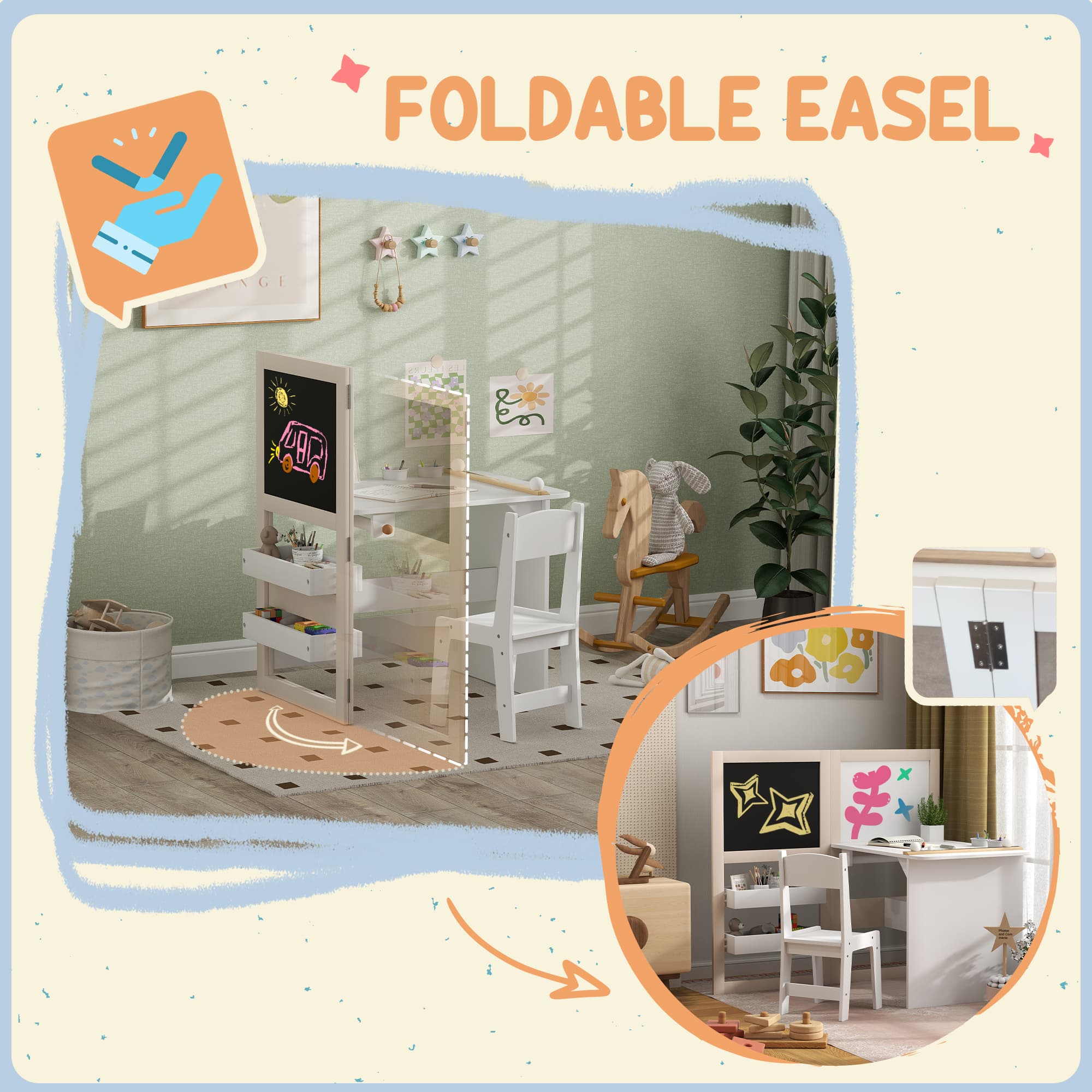 Transform Playtime with this 3-in-1 Kids Art Station - image 5