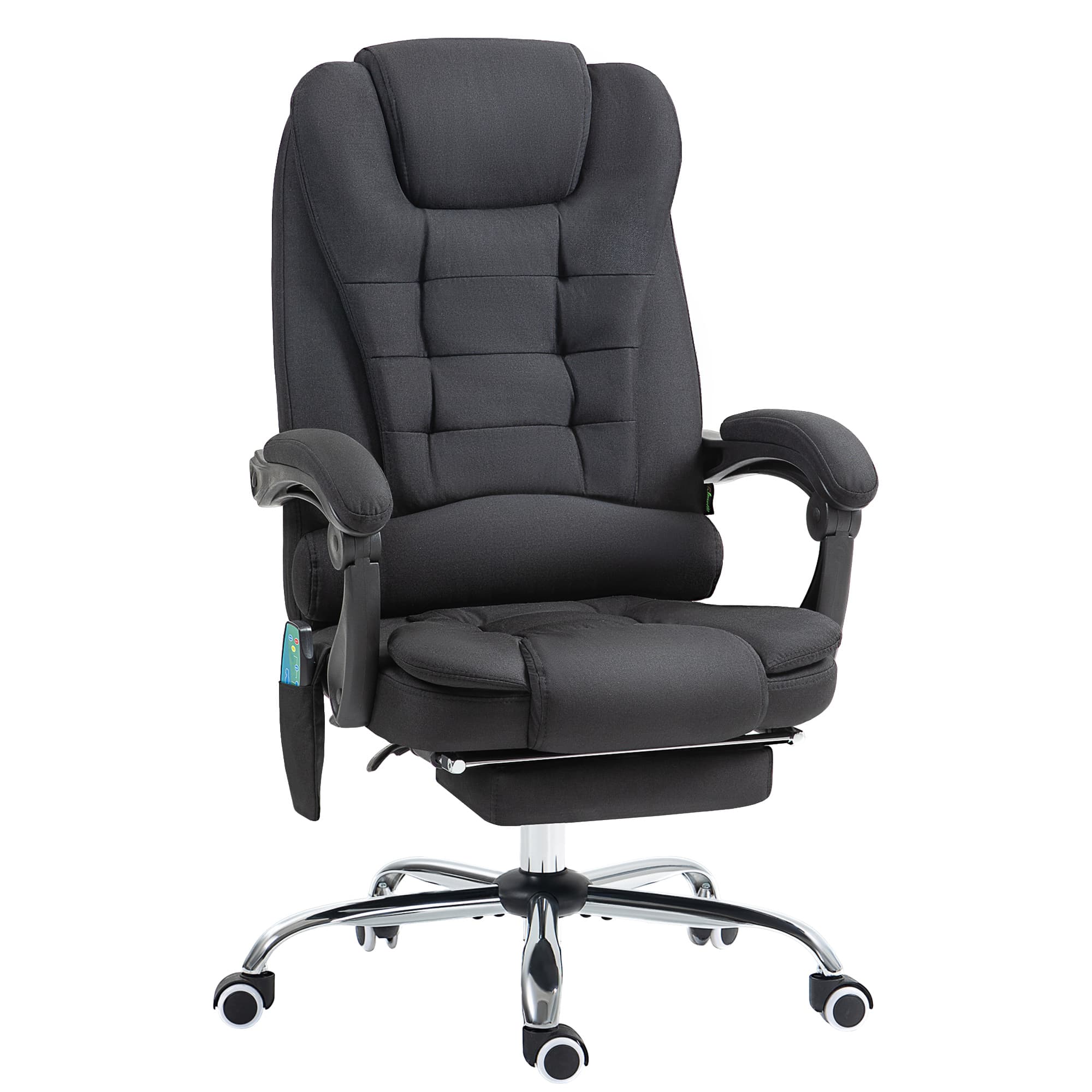 Transform Your Workday with the Vinsetto Heated Massage Chair - Black