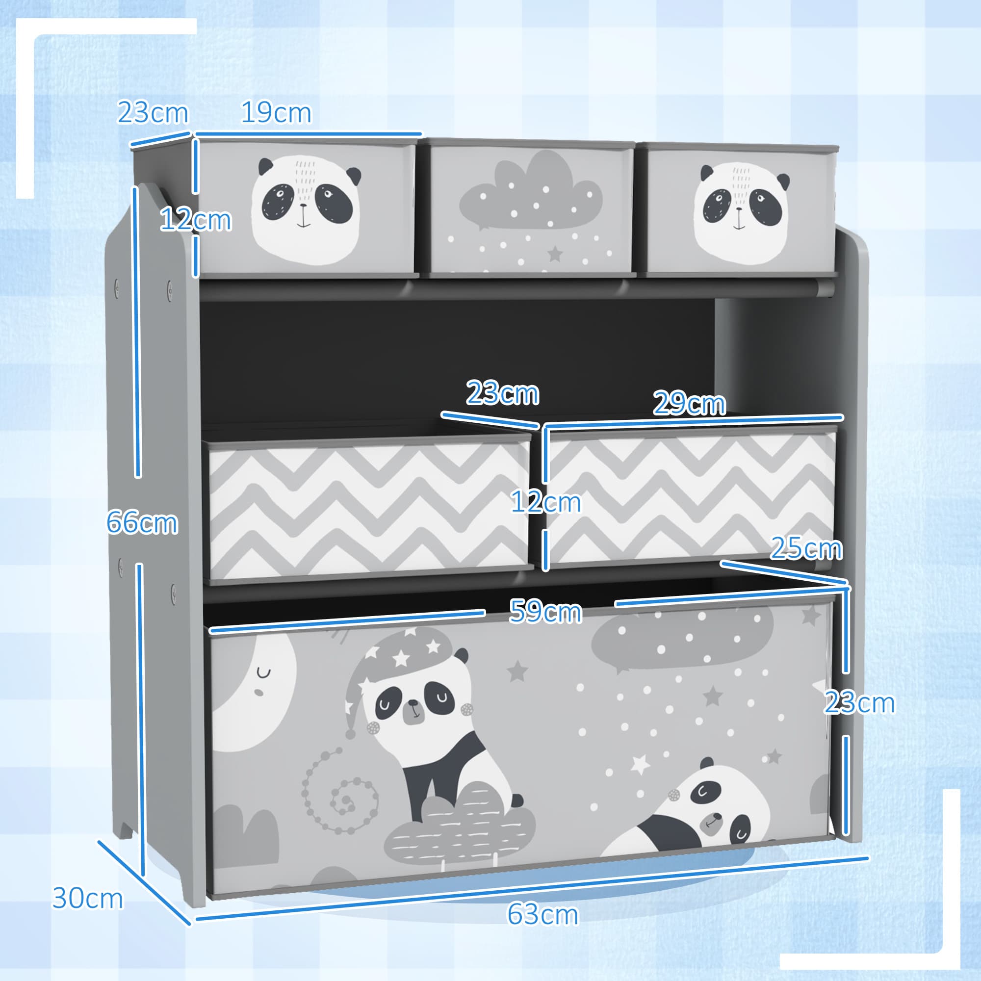 Tame the Toy Chaos with the ZONEKIZ 6-Bin Storage Unit - image 2