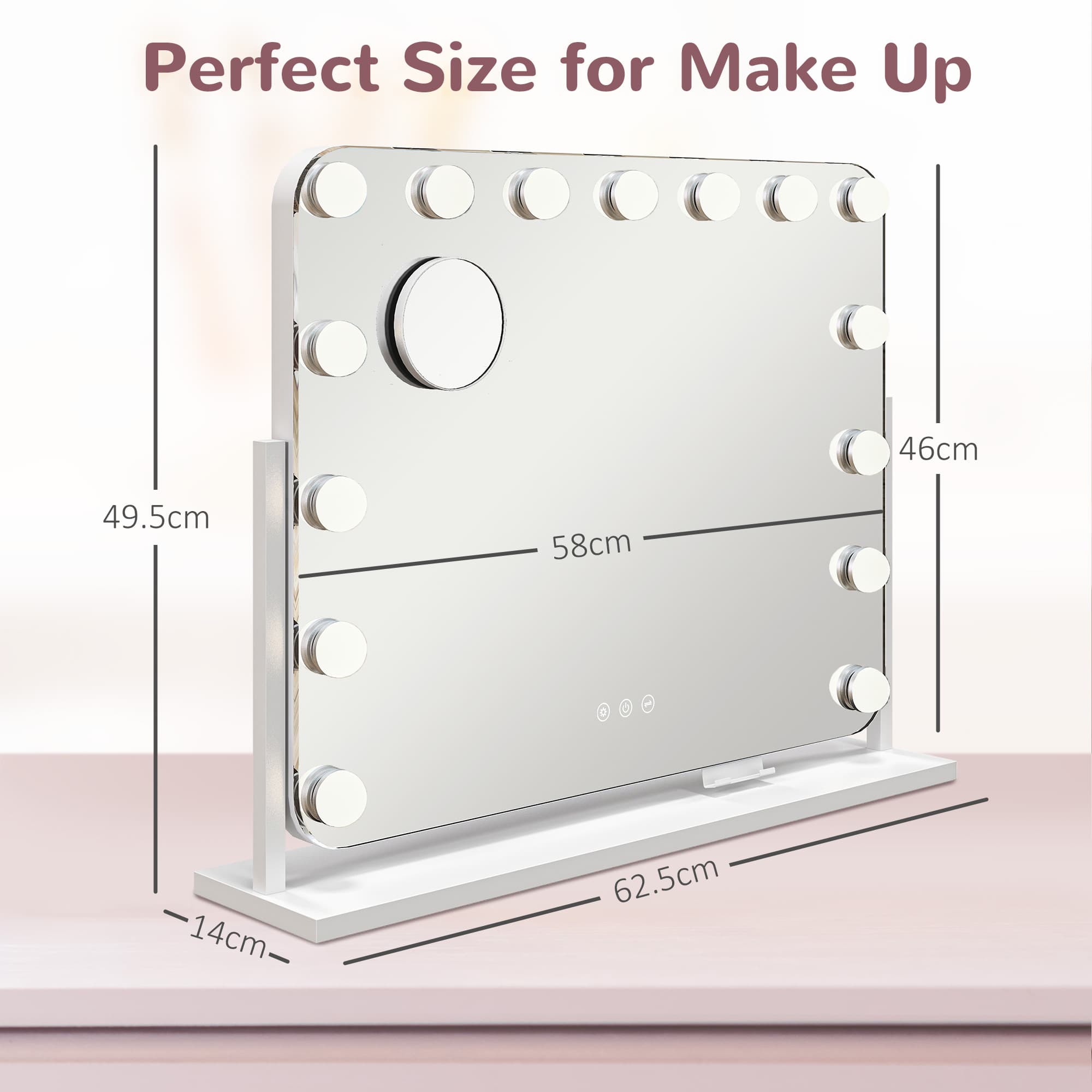 Transform Your Routine with this 14 LED Vanity Mirror - image 2