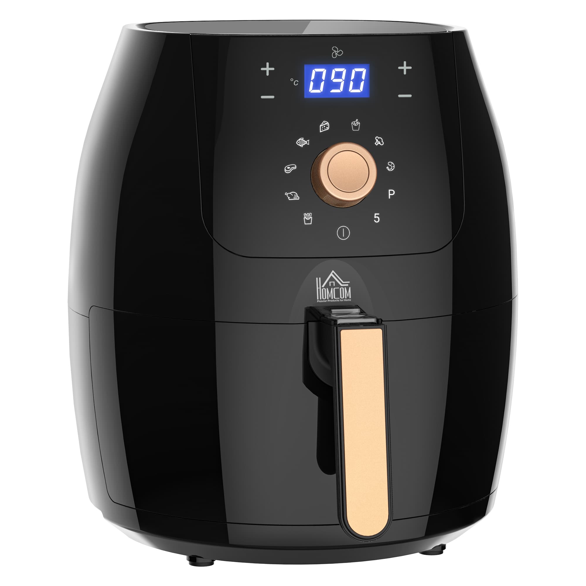 Cook for the Whole Family with a 5.5L Air Fryer - Black