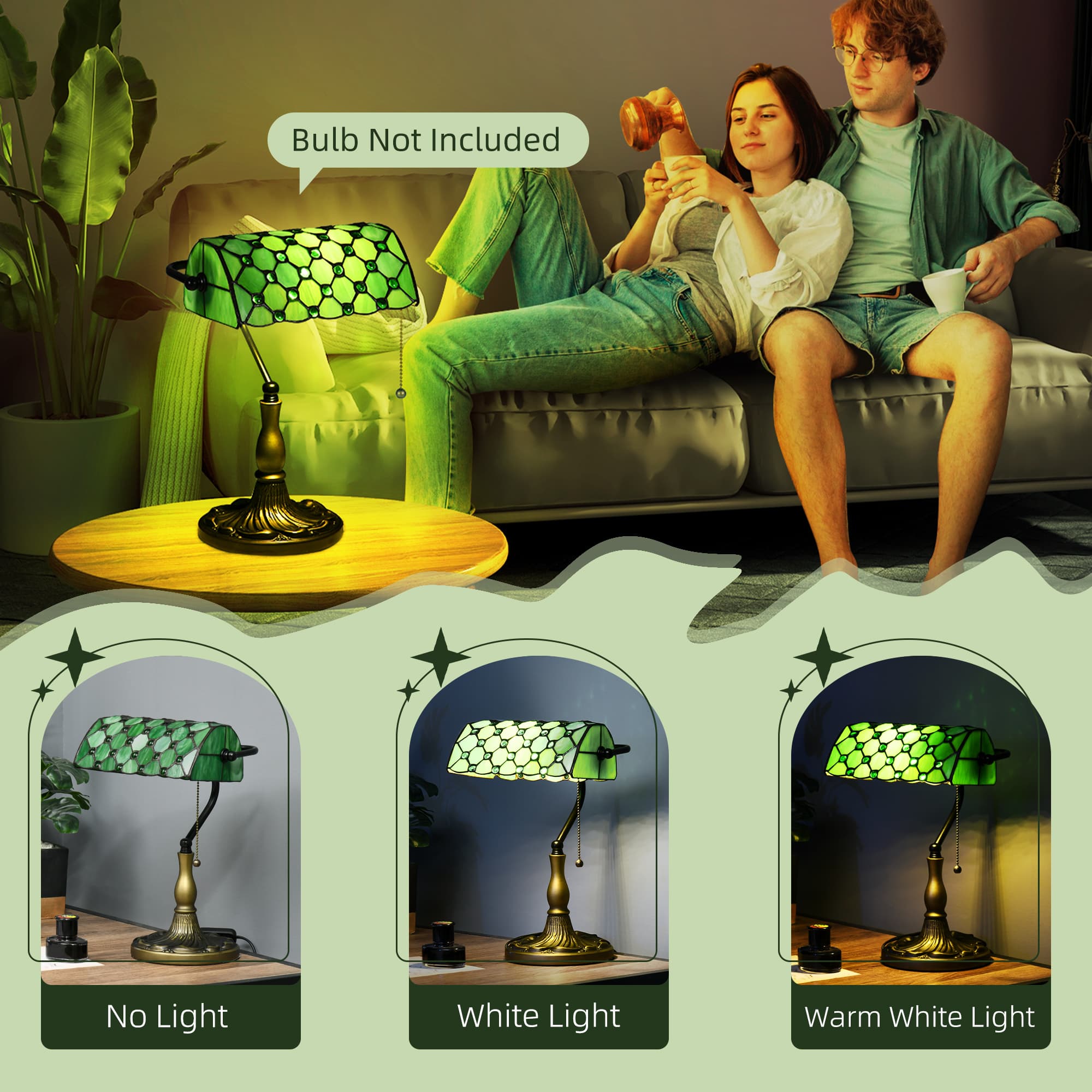 Transform Your Room with this Vintage Stained Glass Lamp - image 2