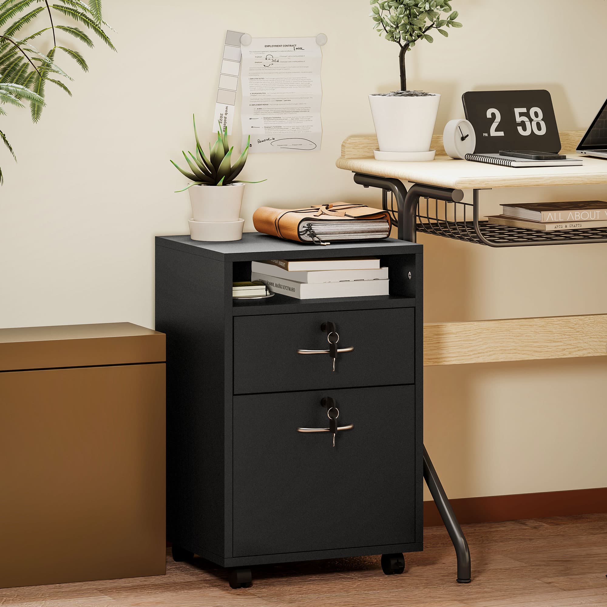 Secure Mobile Filing Cabinet for Effortless Office Organisation - image 4