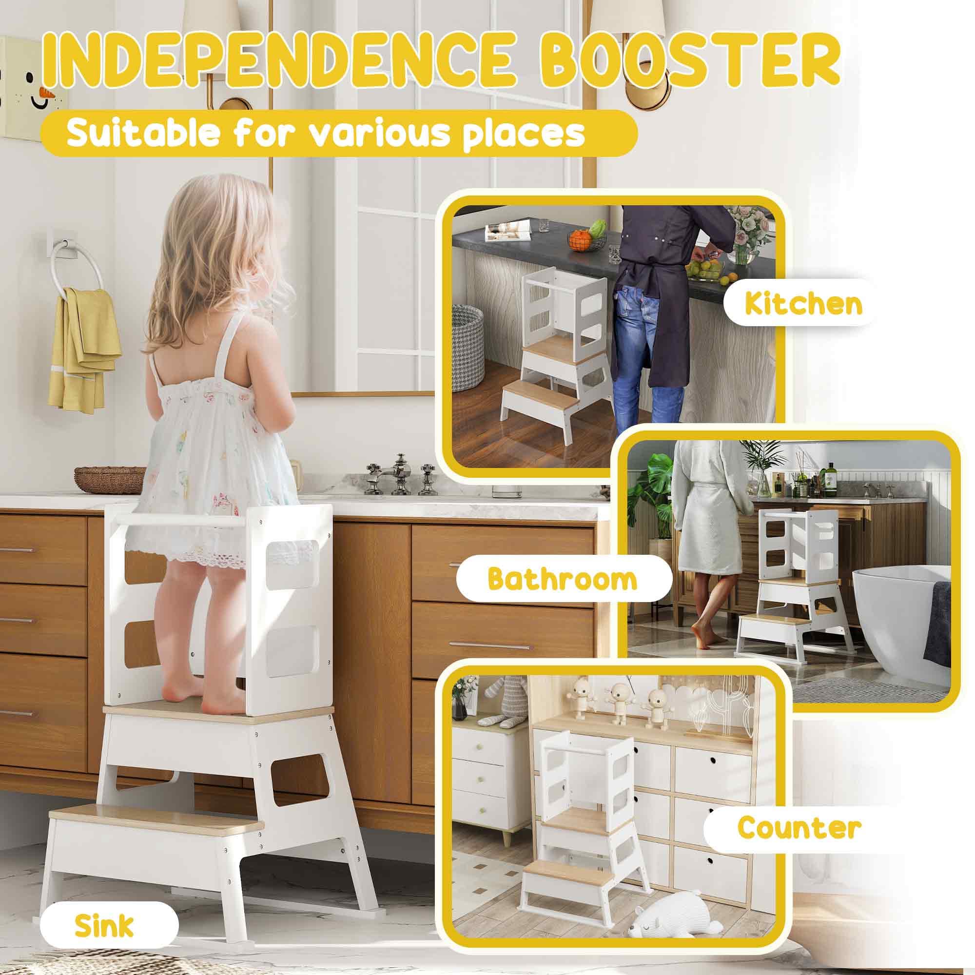 Transform Daily Routines with this 2-in-1 Toddler Tower - image 4