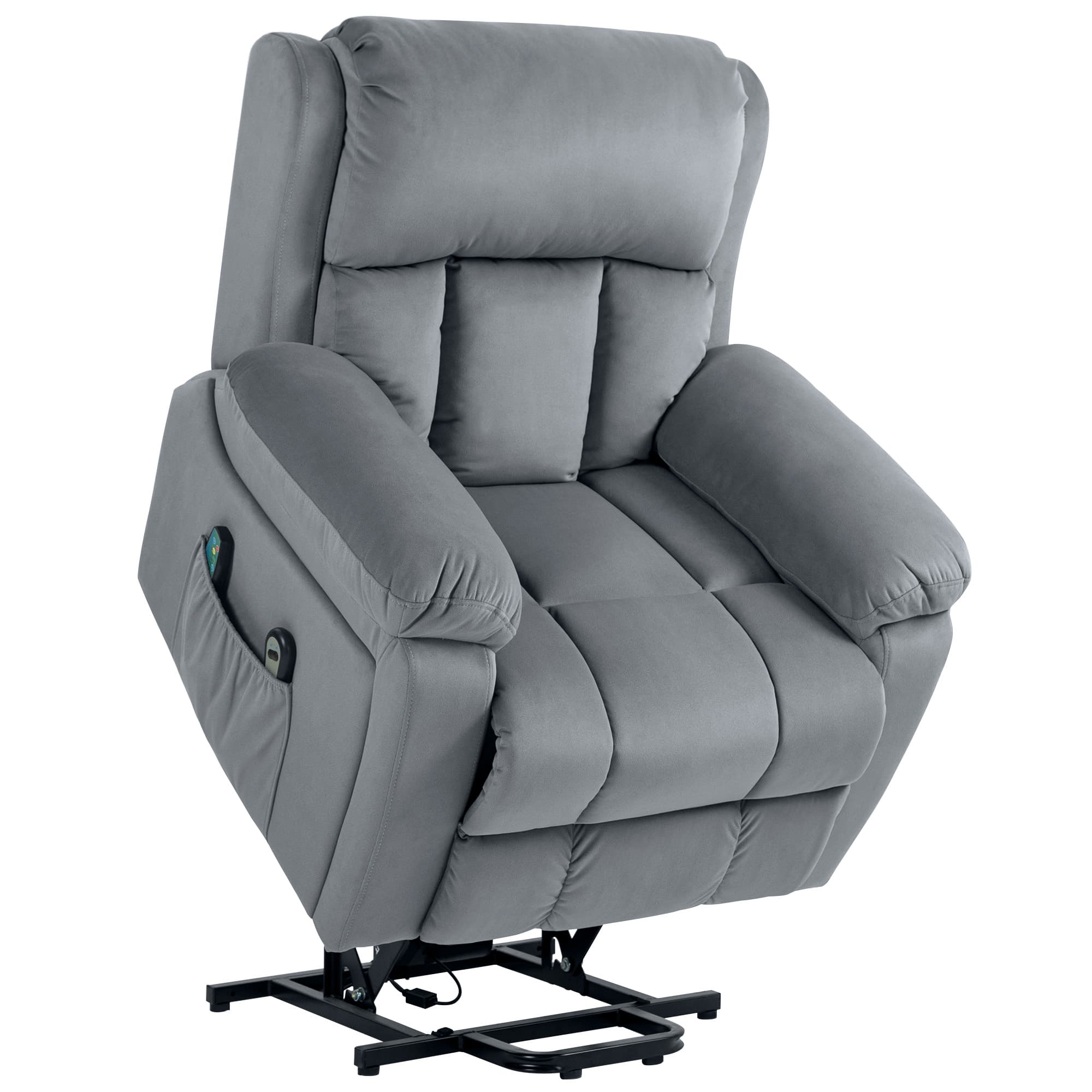 Eight-Point Massage Lift Chair with Heat and Remote