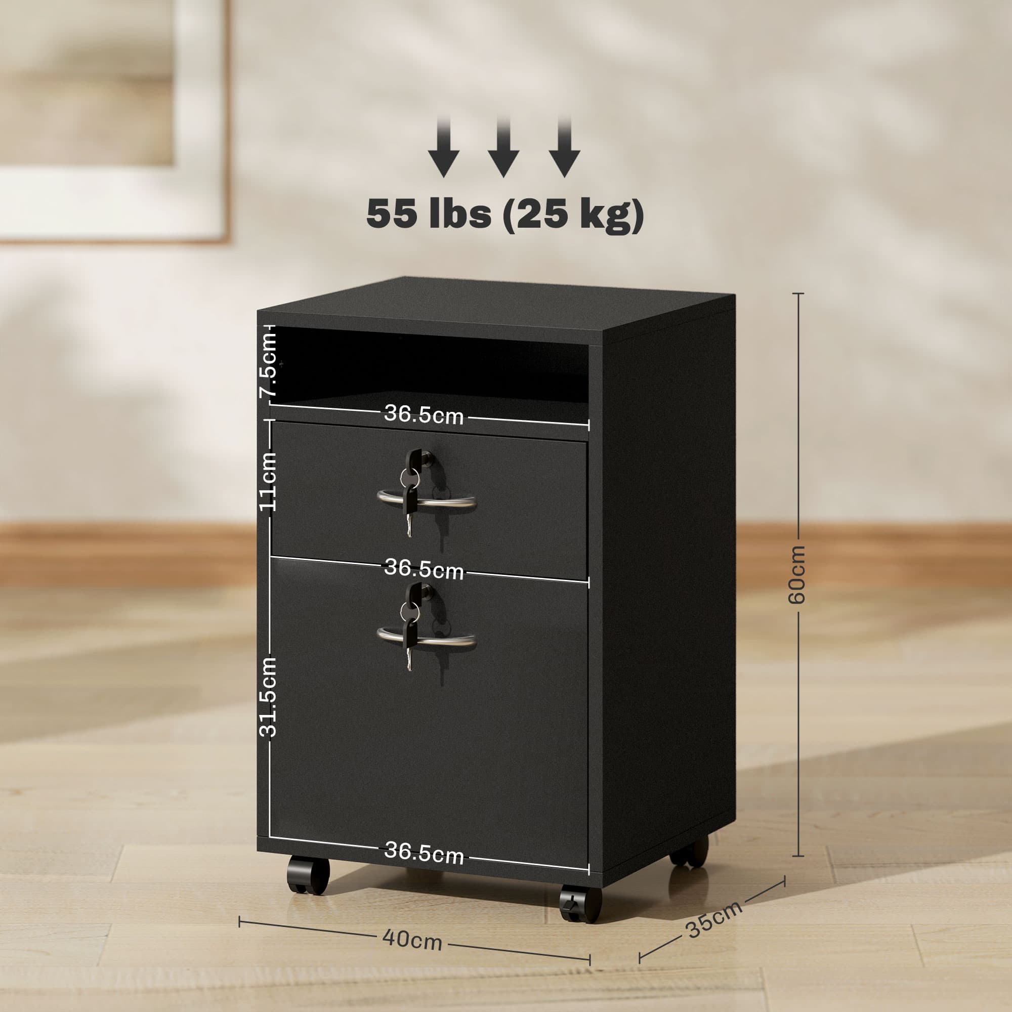 Secure Mobile Filing Cabinet for Effortless Office Organisation - image 5