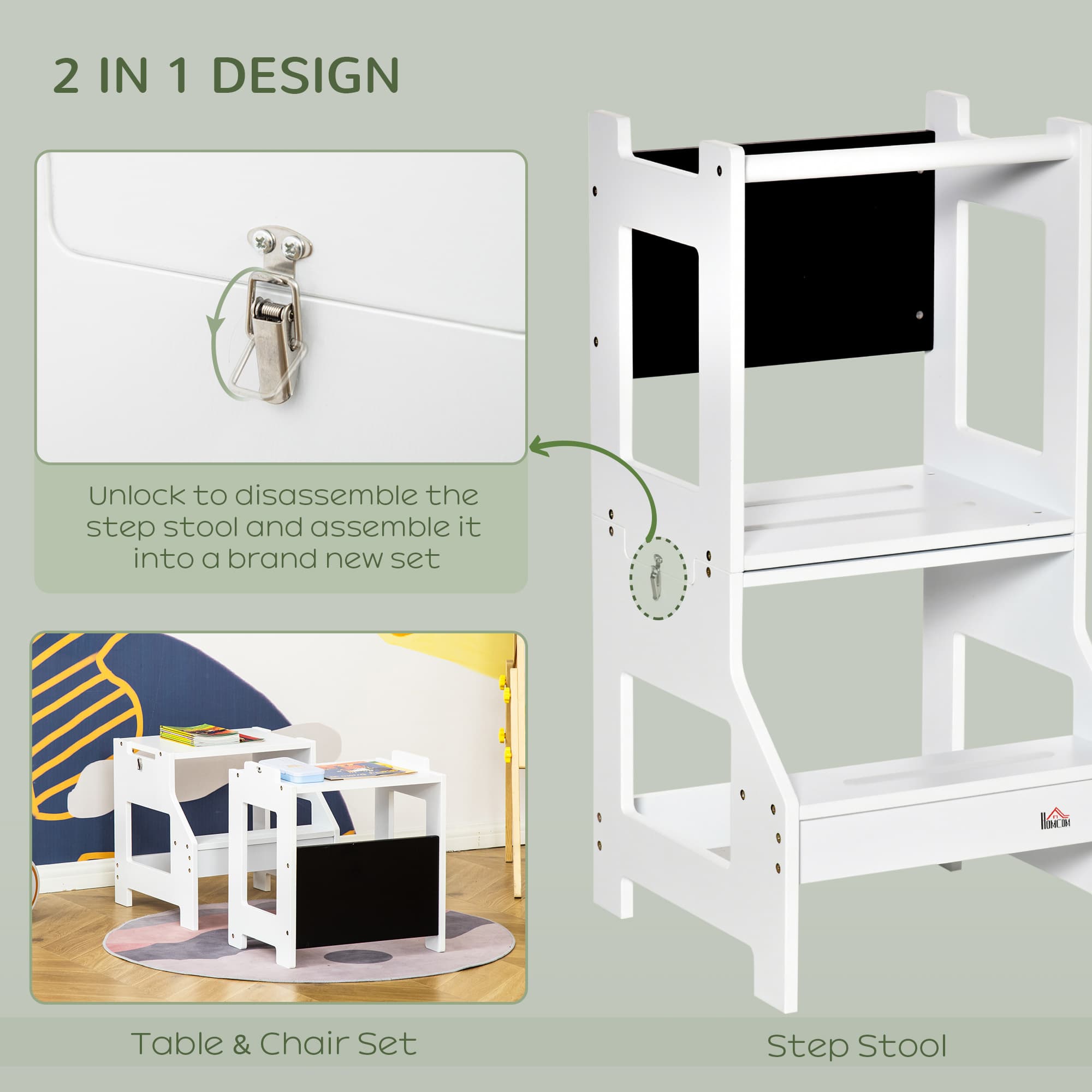 Empower Your Toddler with this 2-in-1 Kitchen Step Stool - image 3