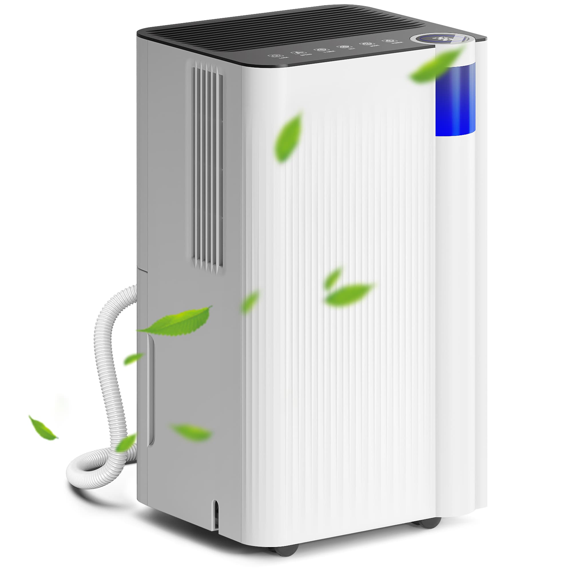 White 12L/Day Dehumidifier with Washable Filter for Small Rooms - image 8