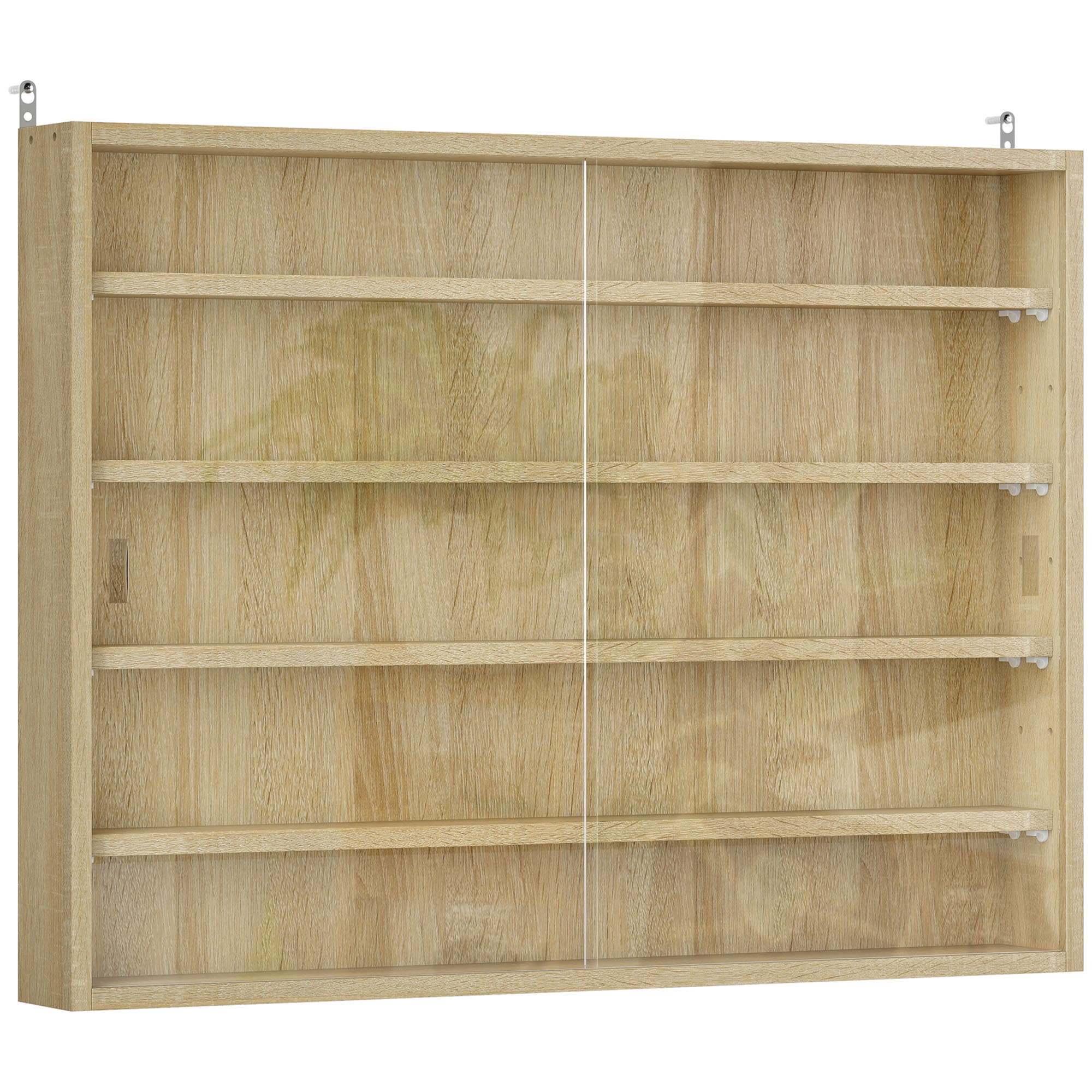 Wall-Mounted Display Cabinet for Ornaments and Collectibles