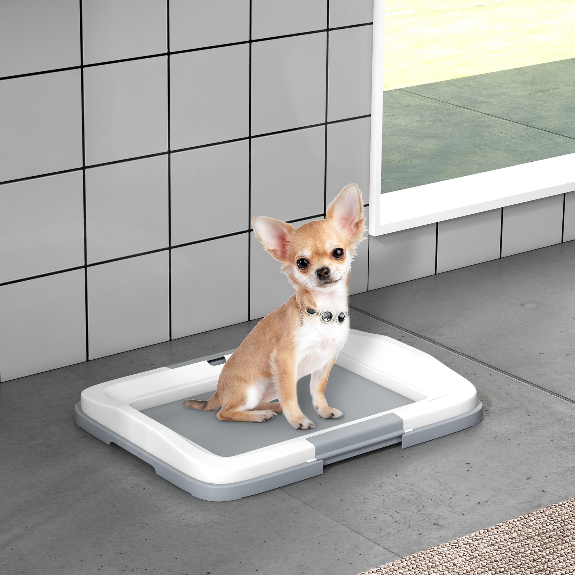 Indoor Dog Training Tray With Detachable Frame, 47 x 34 cm - image 8