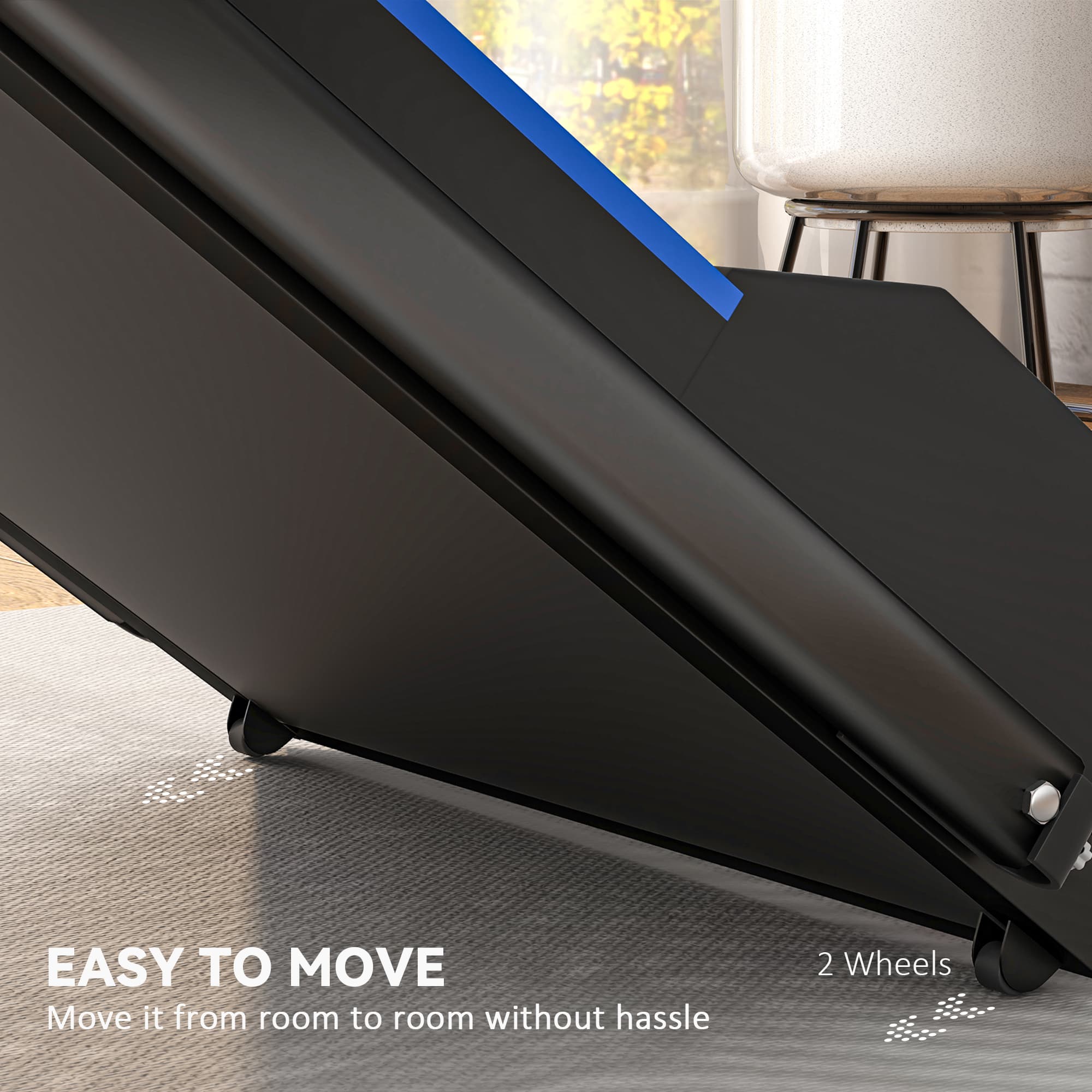 Fold-Flat Motorised Treadmill with LCD Display and Remote Control - image 9