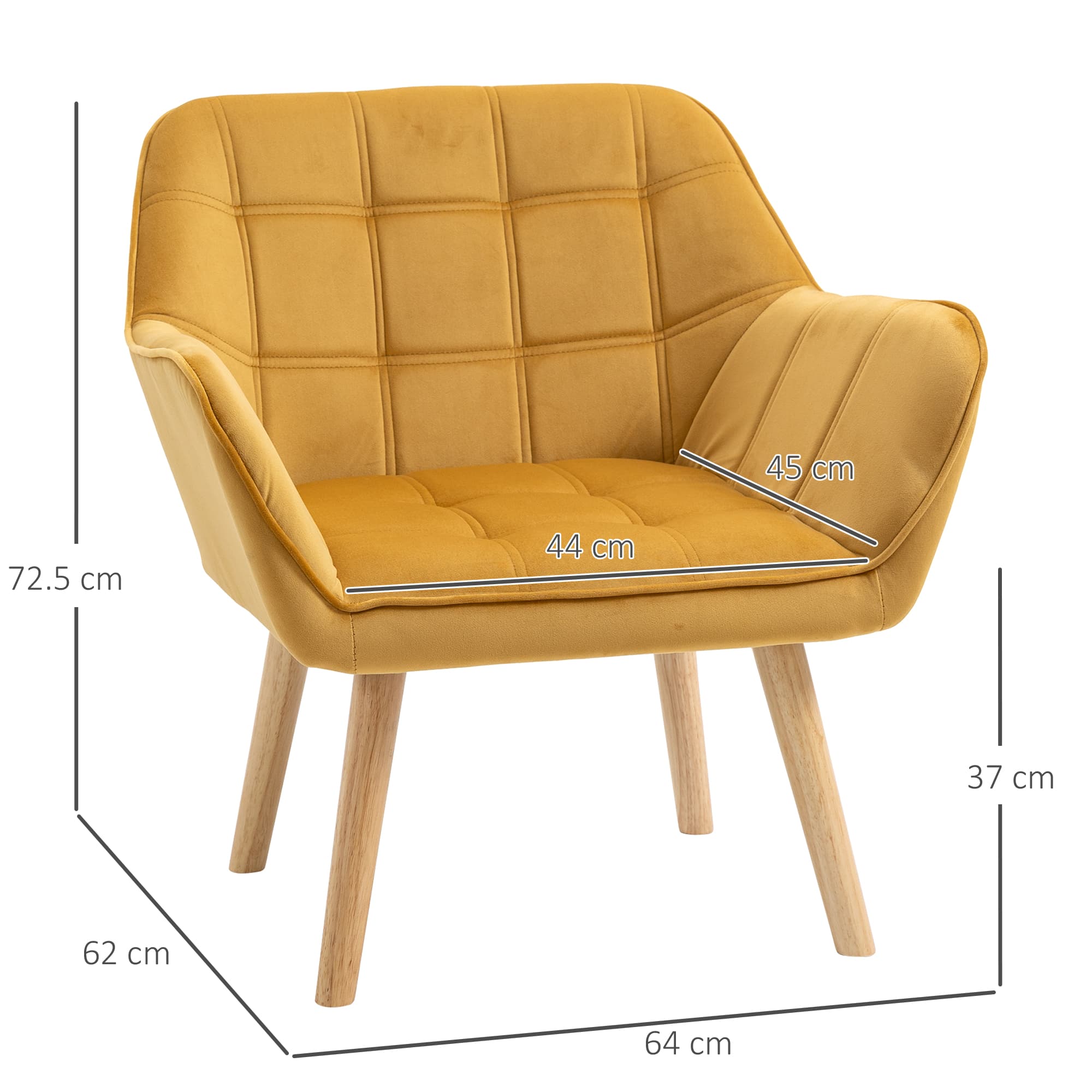 Transform Your Space with these Yellow Velvet Accent Chairs - image 5