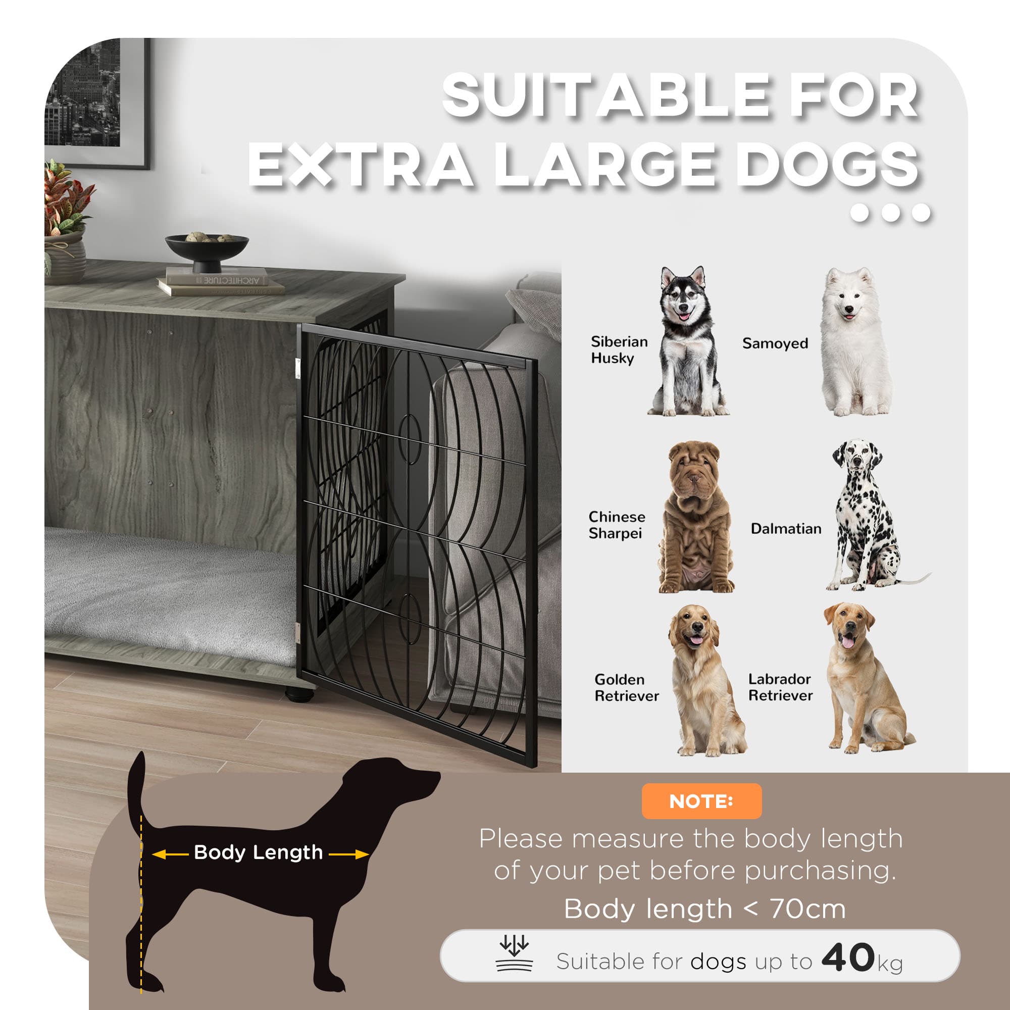 Transform Your Space with this XL Dog Crate Sideboard - image 2
