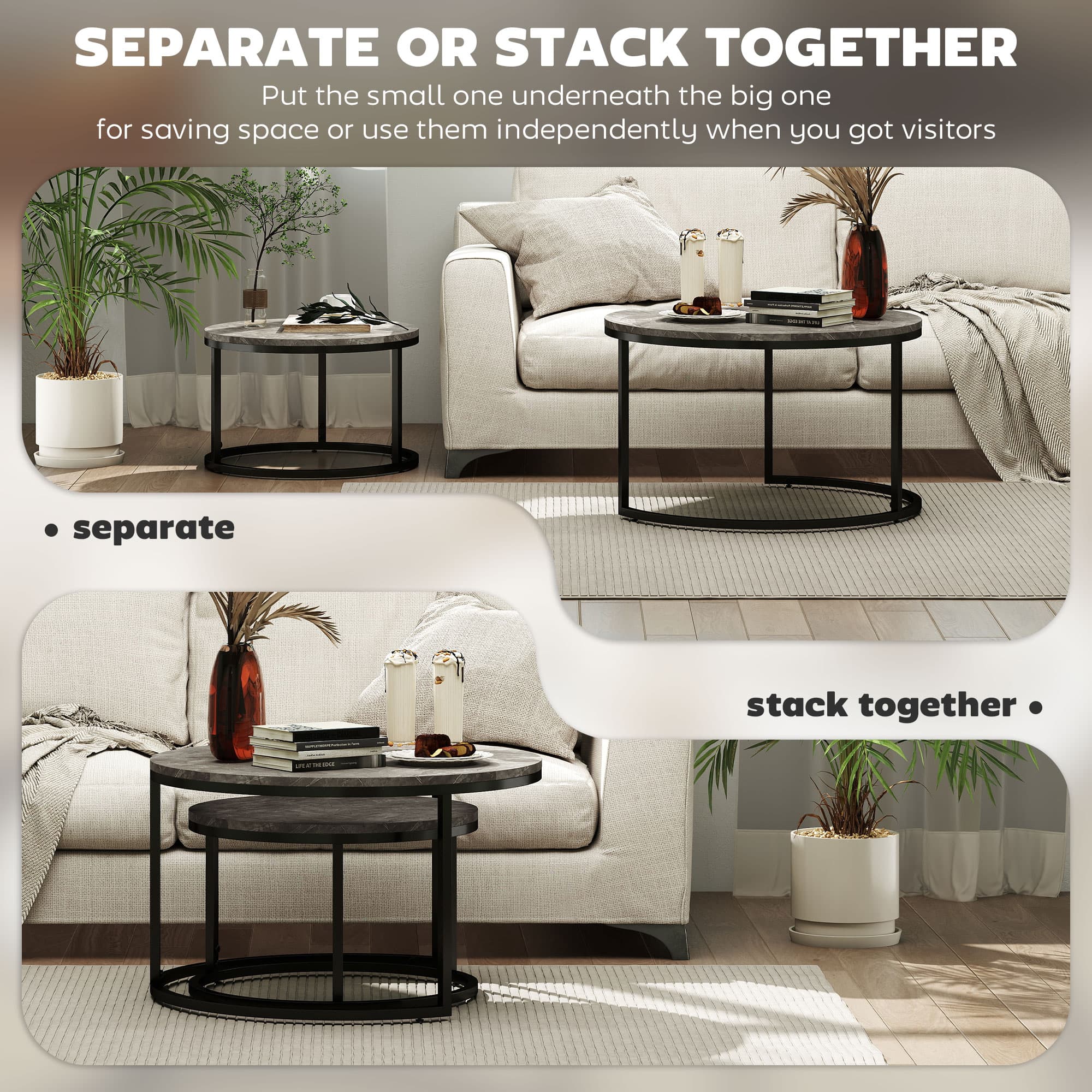 Transform Your Living Space with Industrial Nesting Tables - image 5