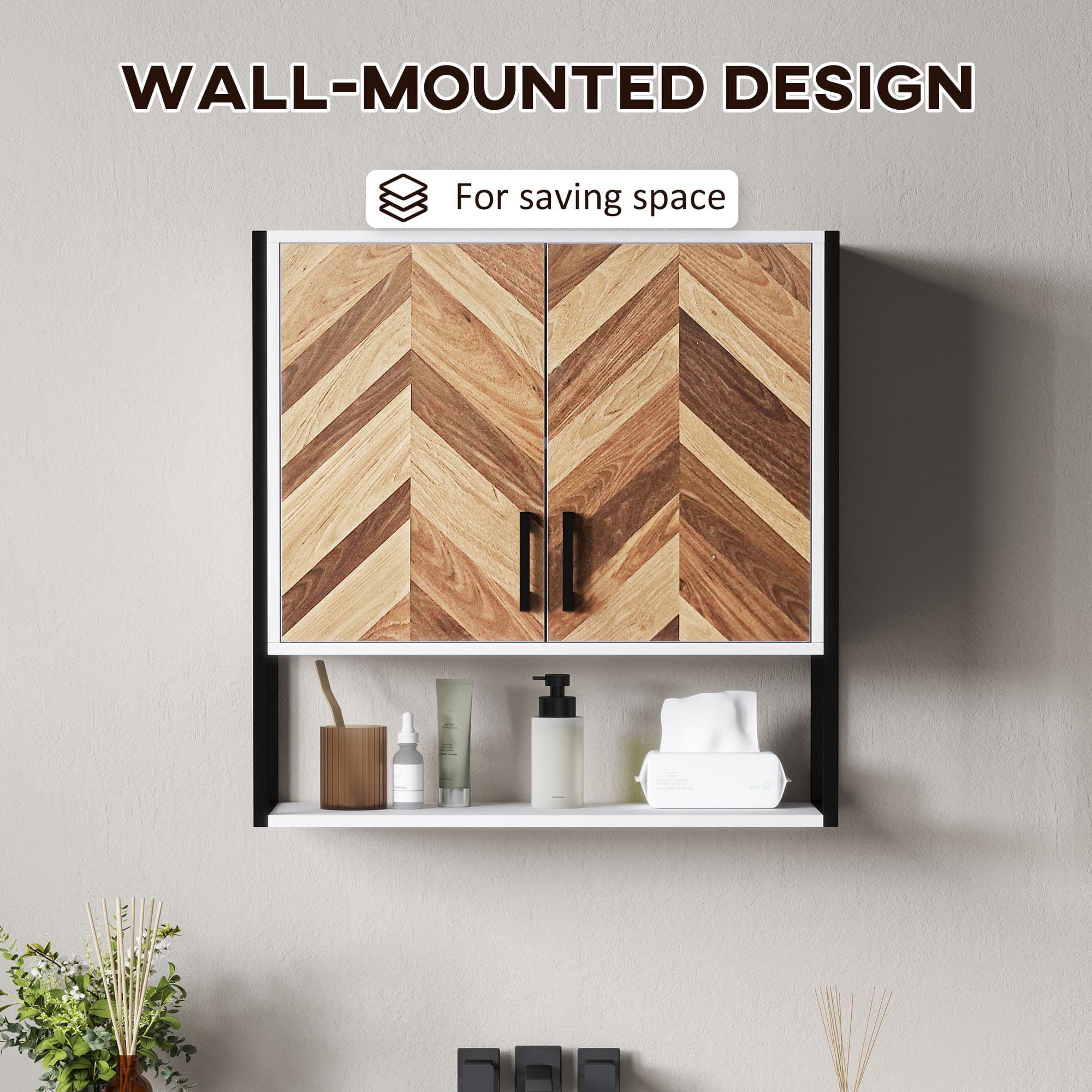 Transform Your Space with this Walnut Wall Bathroom Cabinet - image 2
