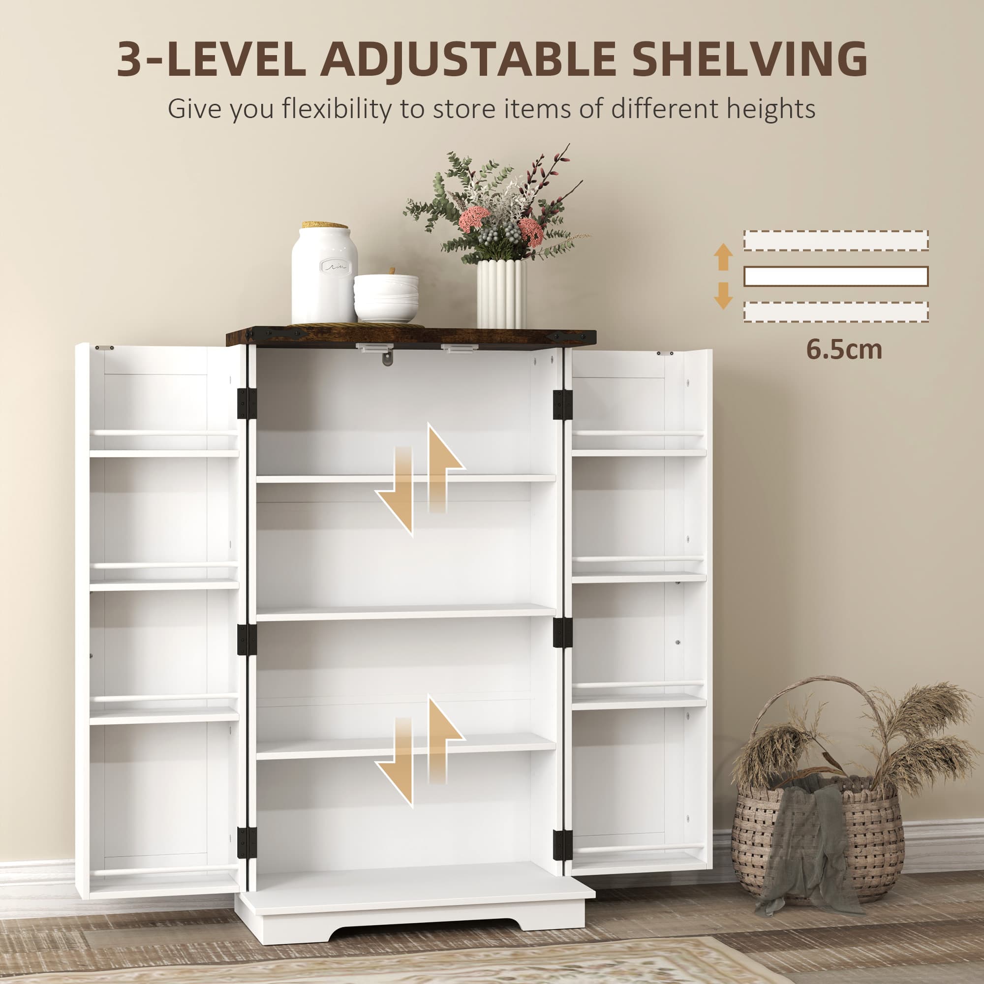Keep Your Pantry Organised with a Farmhouse Storage Cabinet - image 2