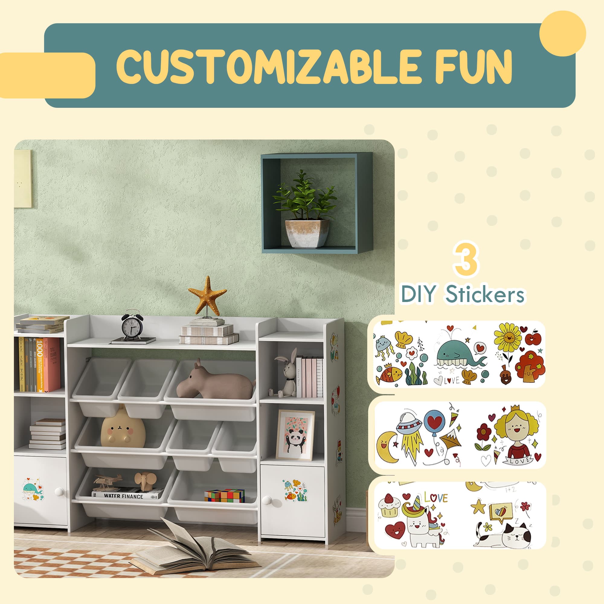 Transform Their Playroom with this 3-in-1 Toy Storage Organiser - image 5