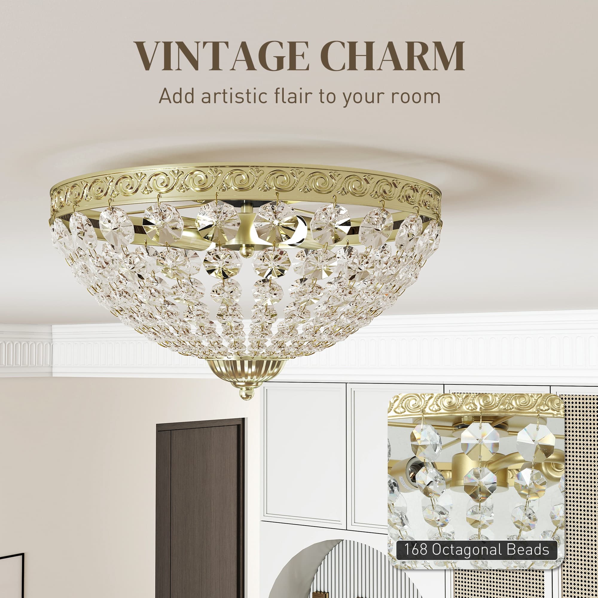 Bring Decorative Sparkle to Low-Ceiling Rooms - image 9