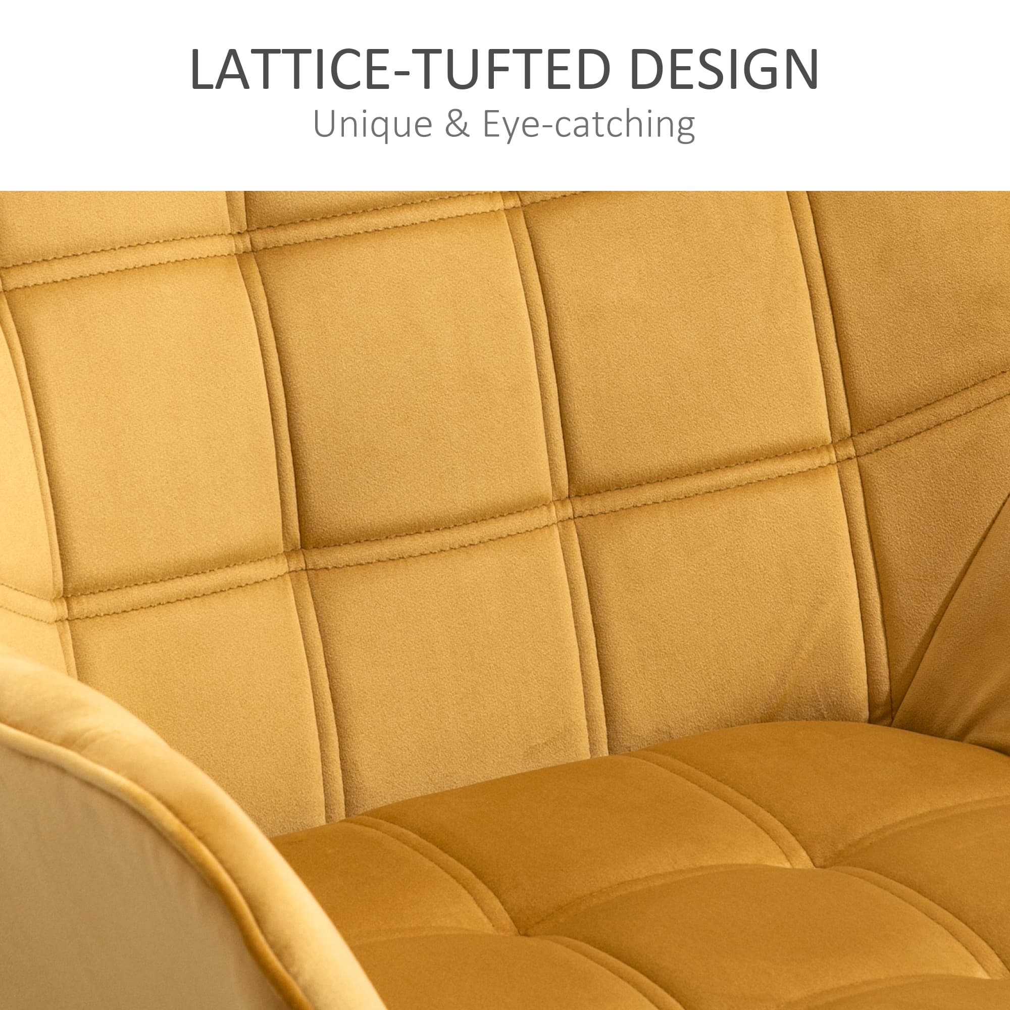 Transform Your Space with these Yellow Velvet Accent Chairs - image 3