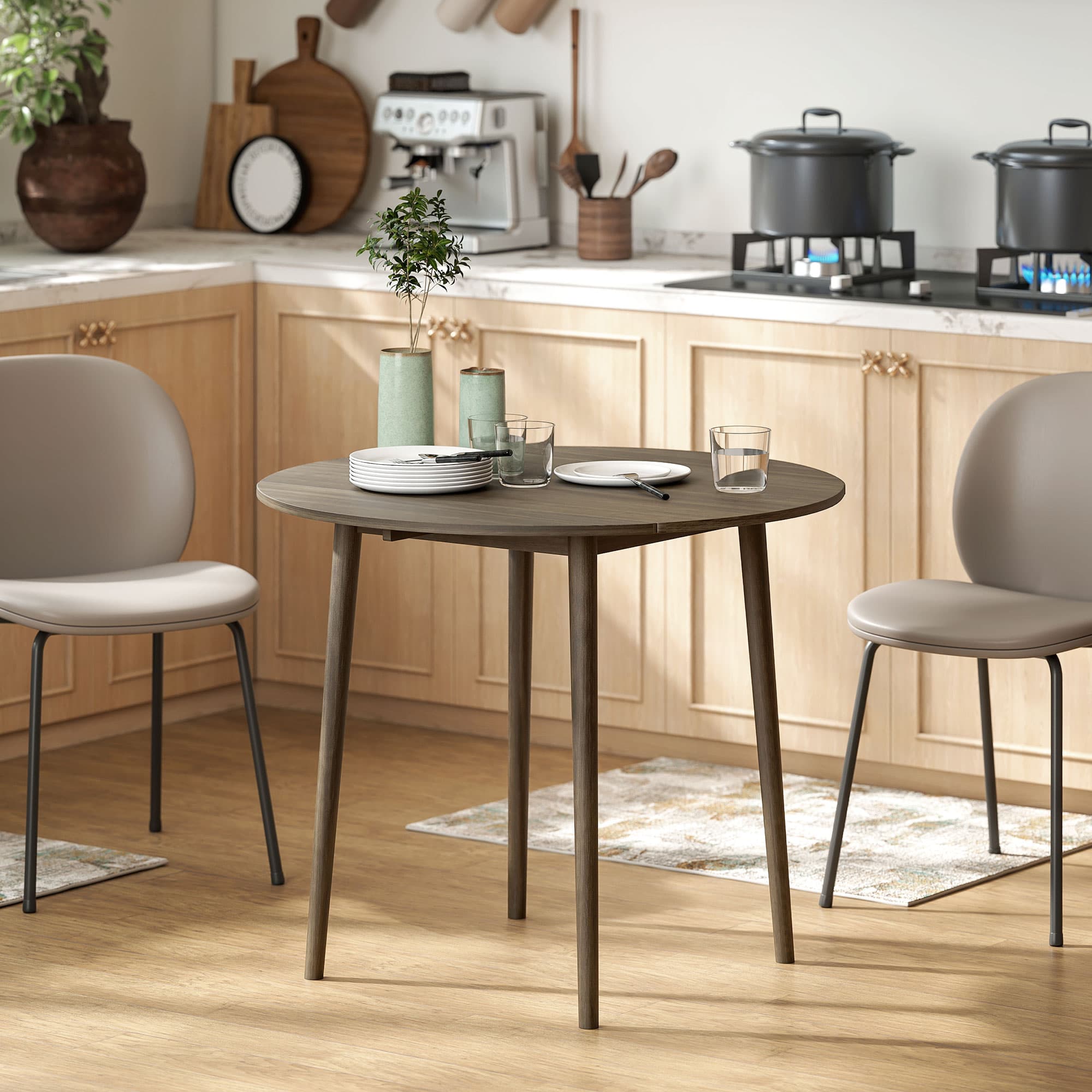 A Space-Saving Round Table That Seats Four When You Need It - image 3