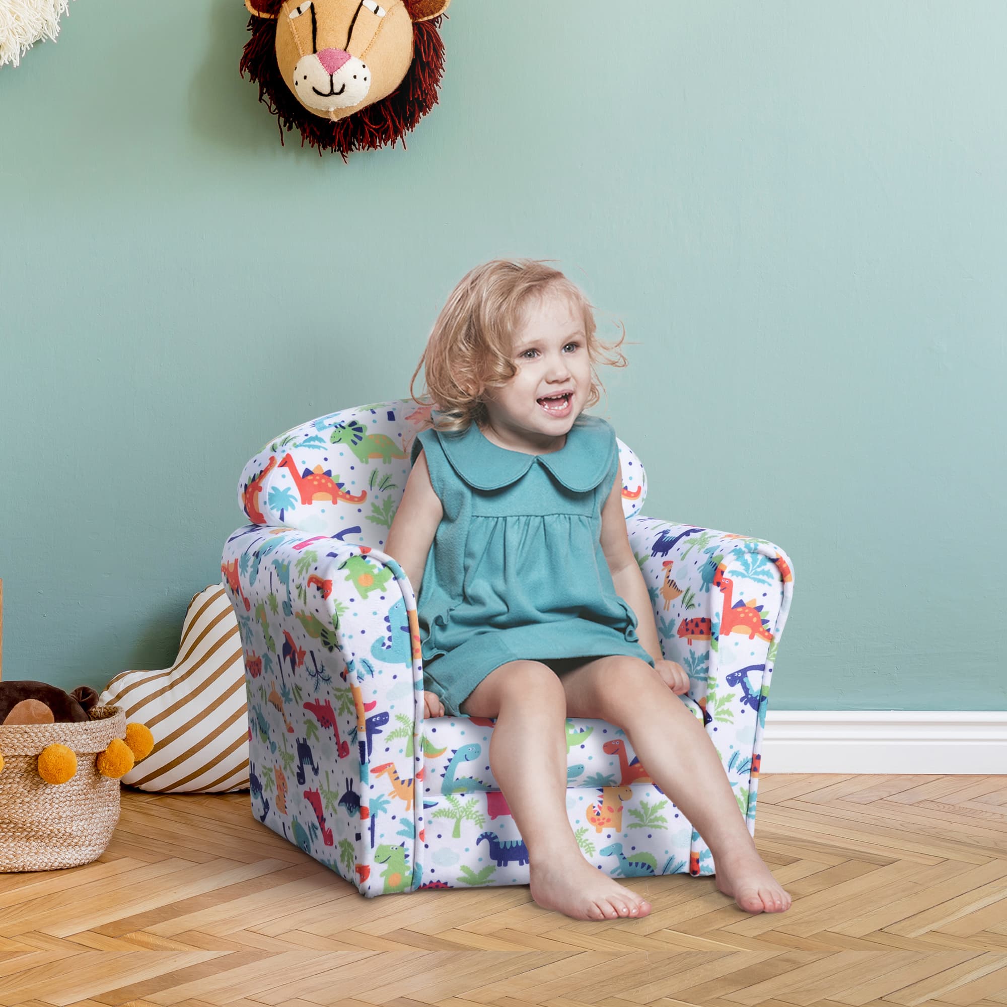 A colourful dinosaur chair sized just right for little ones - image 5