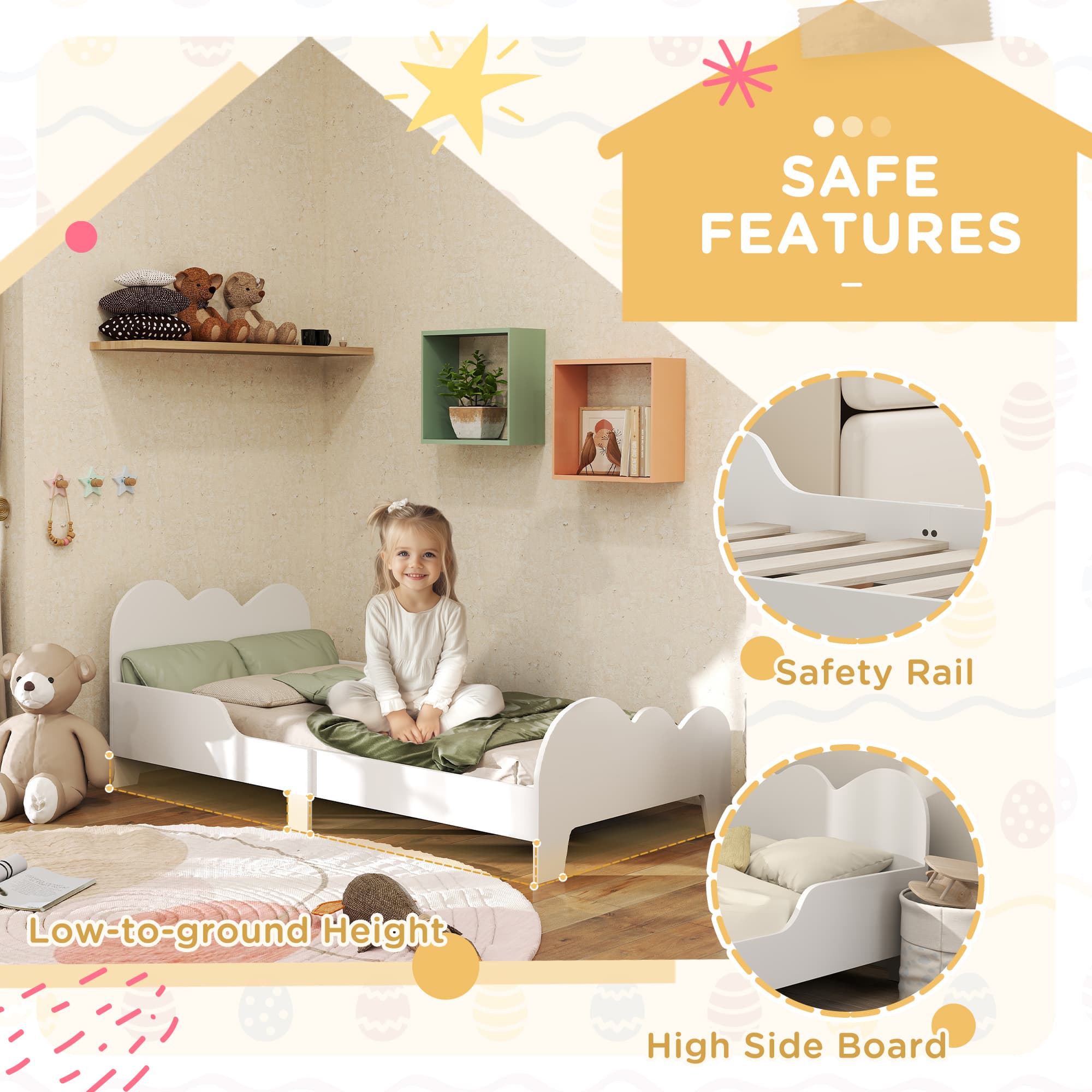 Transform Their Room with this Safe Cloud Toddler Bed - image 4