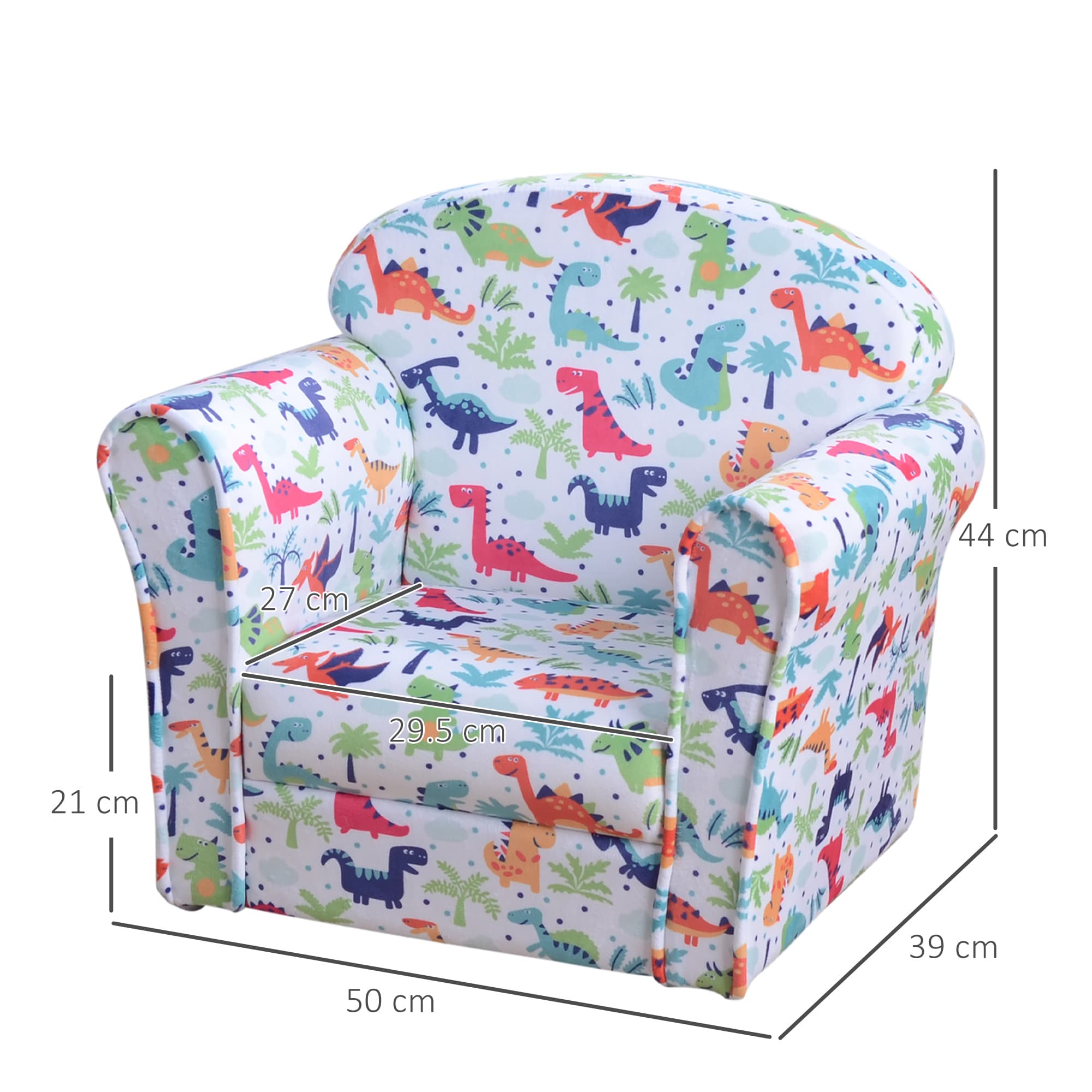 A colourful dinosaur chair sized just right for little ones - image 1