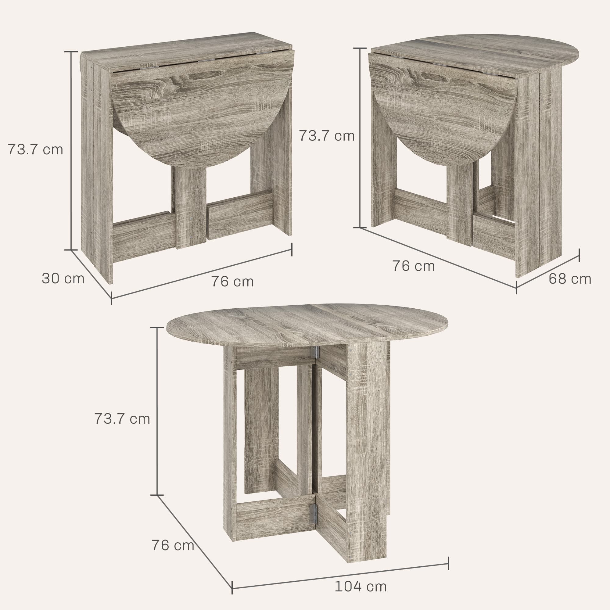 A folding dining table that adapts to your space - image 8