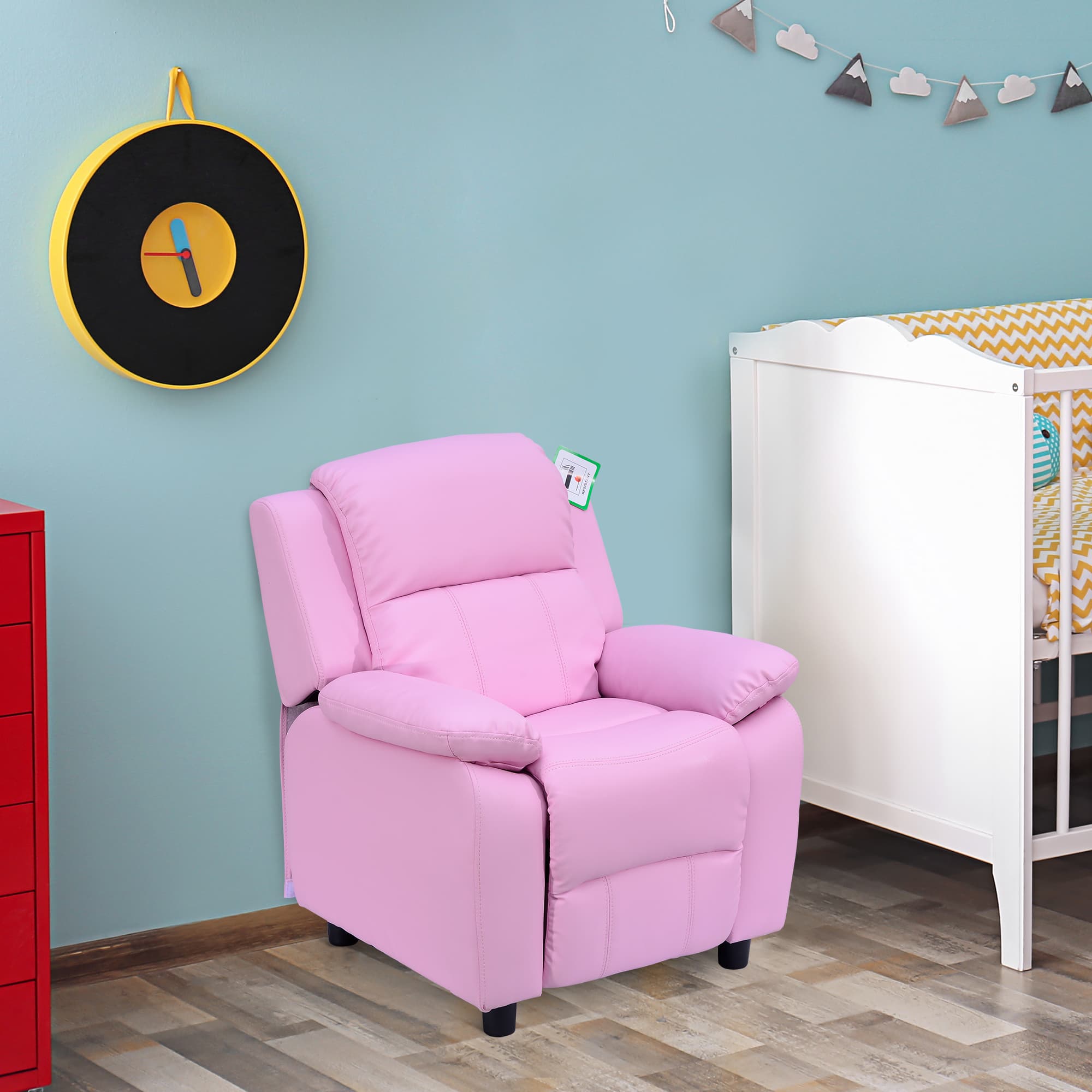 Transform Their Playroom with this Pink Toddler Recliner - image 1