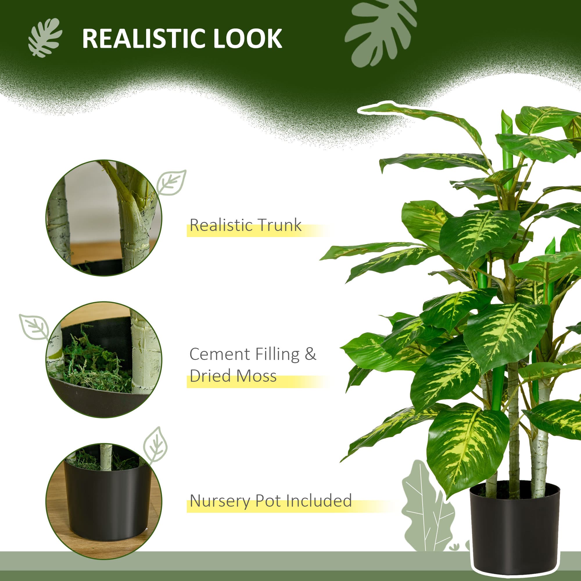 Transform Your Space with 95cm Artificial Evergreen Trees - image 3