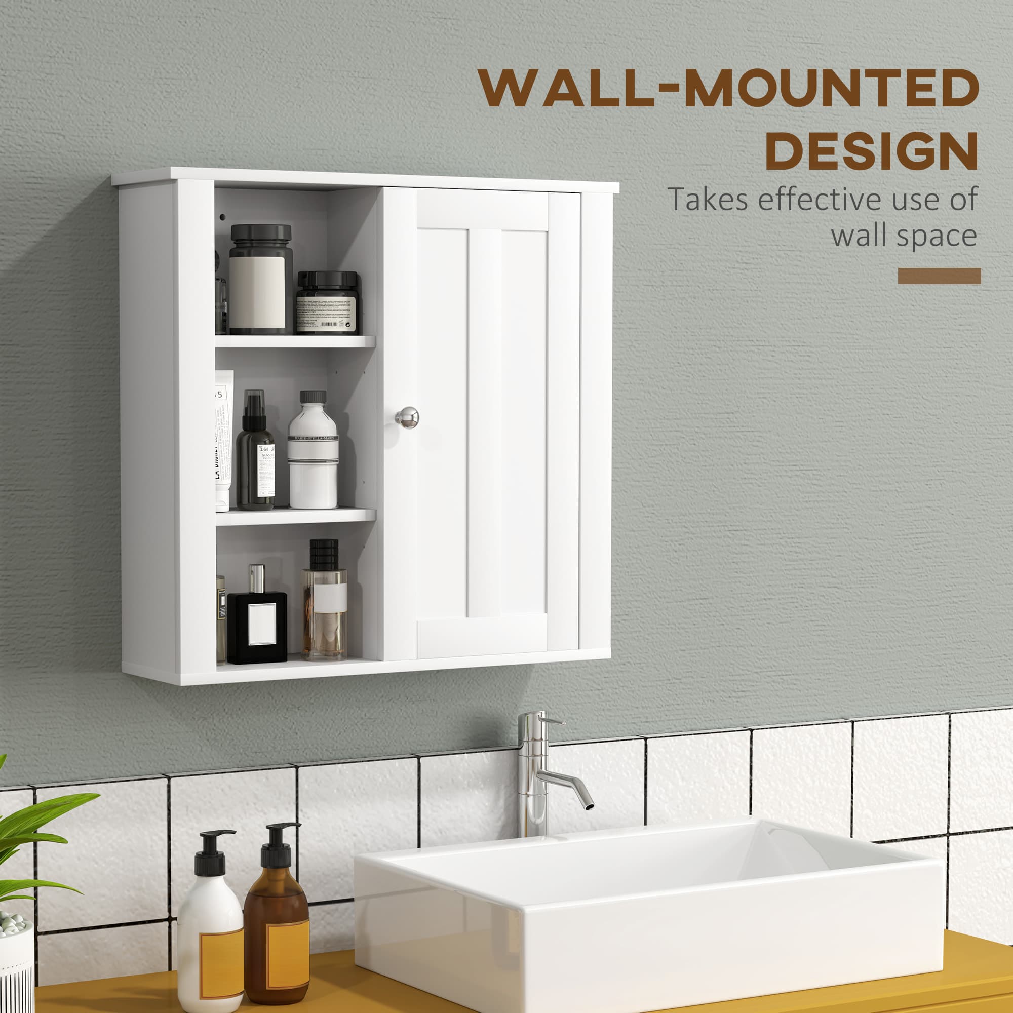 Keep bathroom essentials tidy without losing floor space - image 4