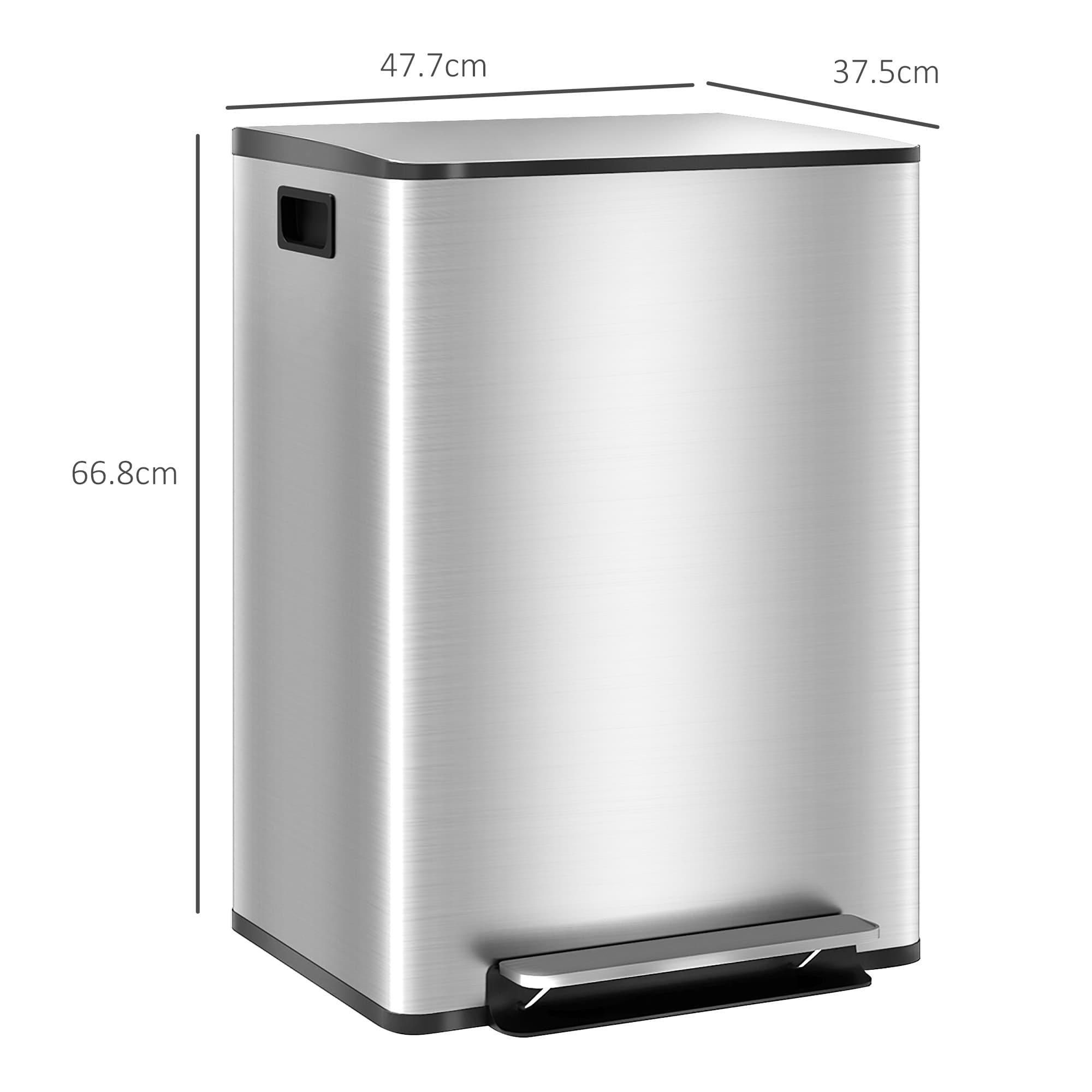 Effortless Recycling with the 60L Dual Compartment Bin - image 1