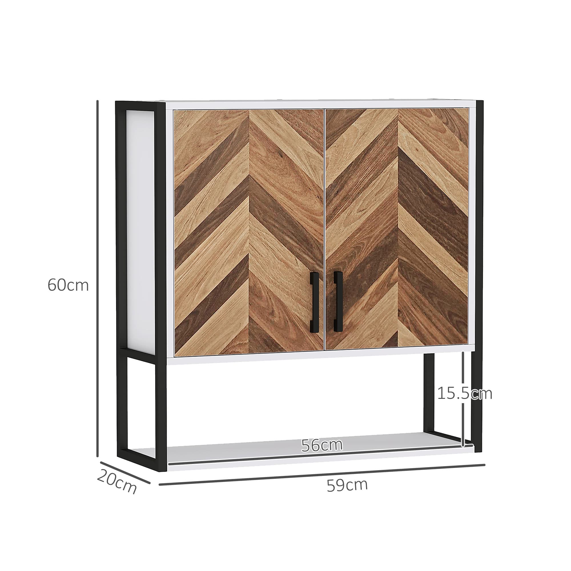 Transform Your Space with this Walnut Wall Bathroom Cabinet - image 5