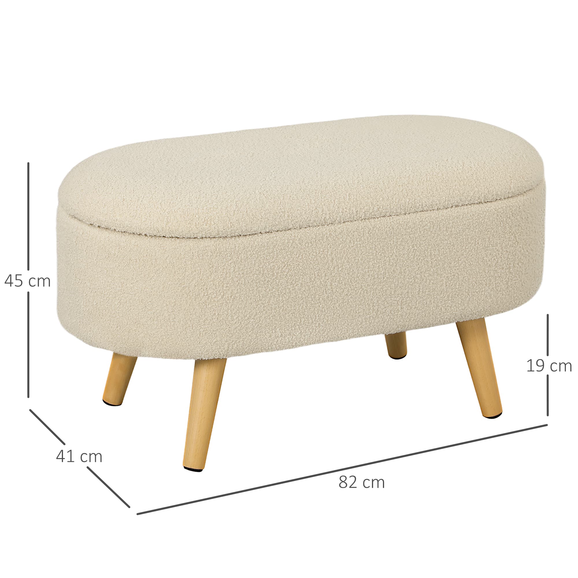 Transform Your Space with this Cosy Teddy Fleece Storage Ottoman - image 4