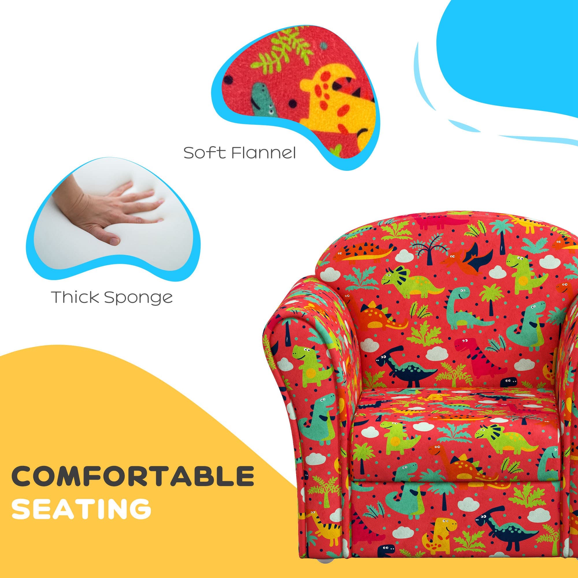 Transform Their Playroom with this Red Dinosaur Armchair - image 4