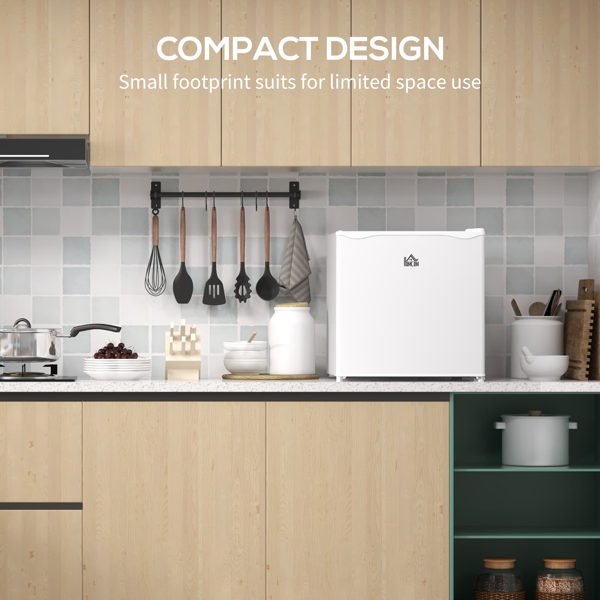 35L White Mini Freezer for Compact Countertop Storage - image 3