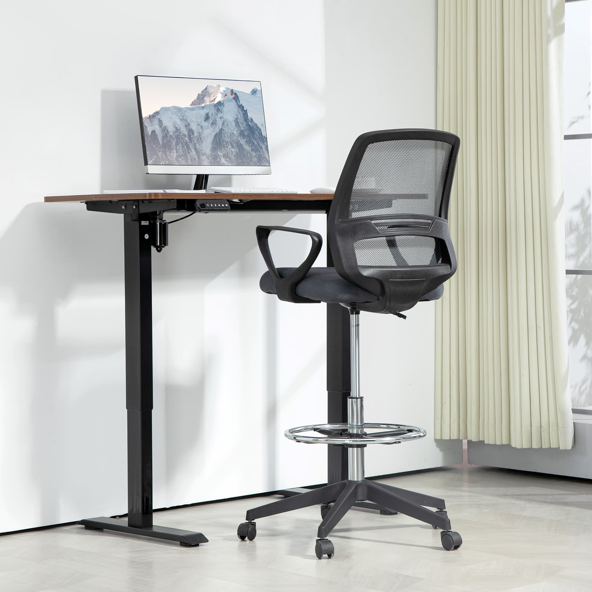 Elevate Your Workspace with the Vinsetto Draughtsman Chair - image 4