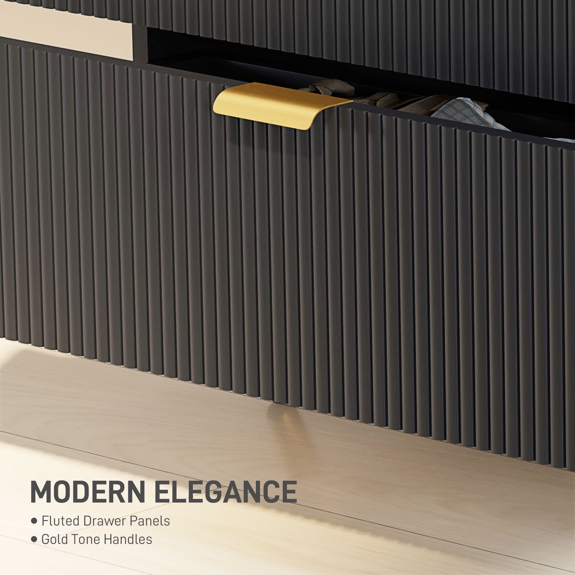 Transform Your Bedroom with this Black 4-Drawer Chest - image 5