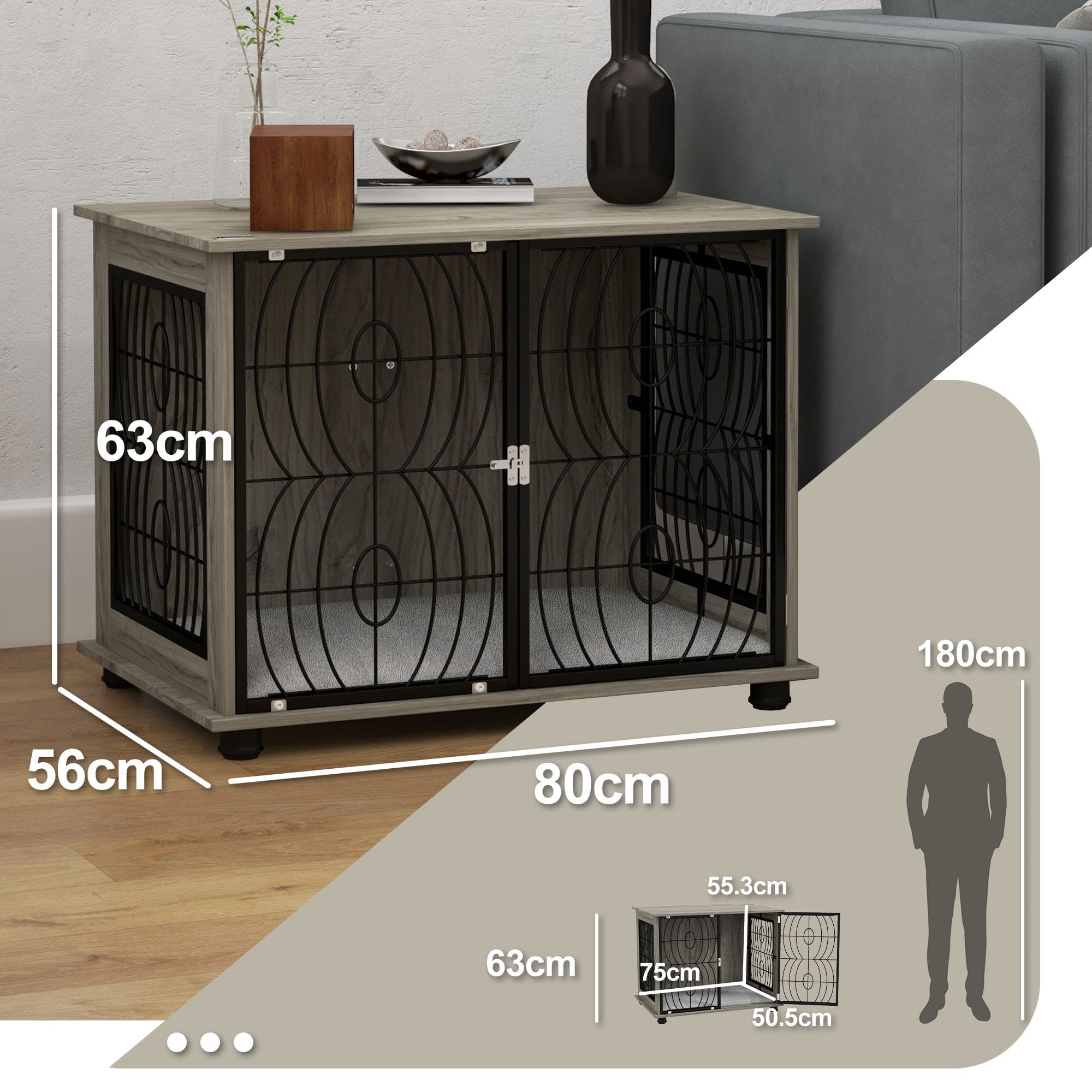 Transform Your Space with this Stylish Dog Crate End Table - image 3