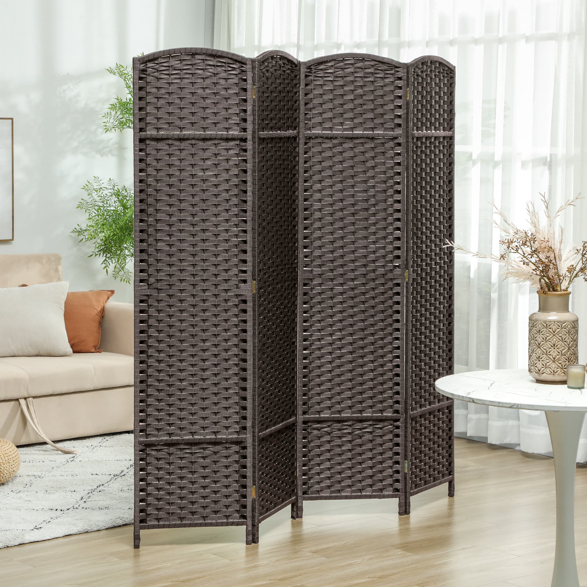 A woven room divider that adds privacy without permanent fixtures - image 6