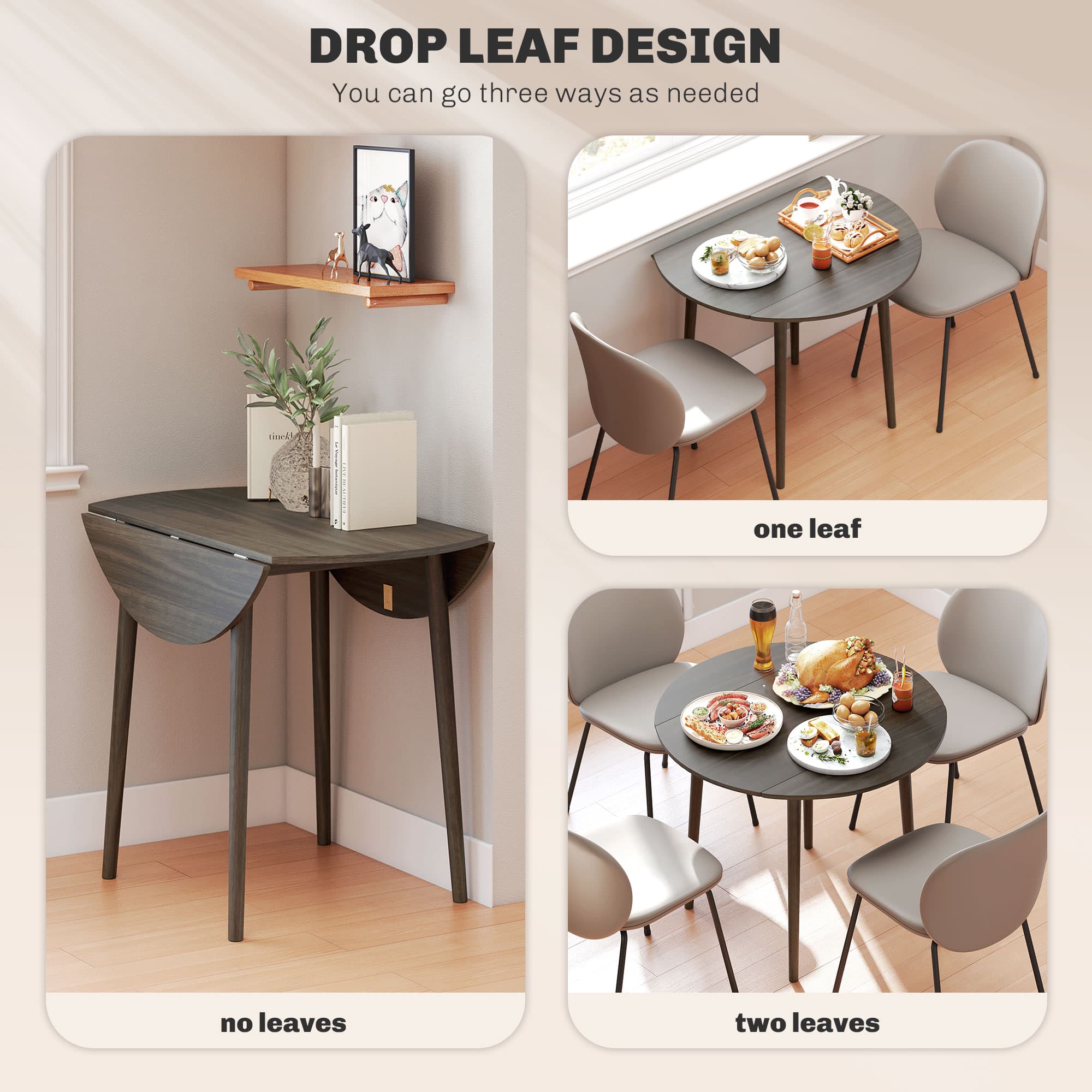 A Space-Saving Round Table That Seats Four When You Need It - image 5
