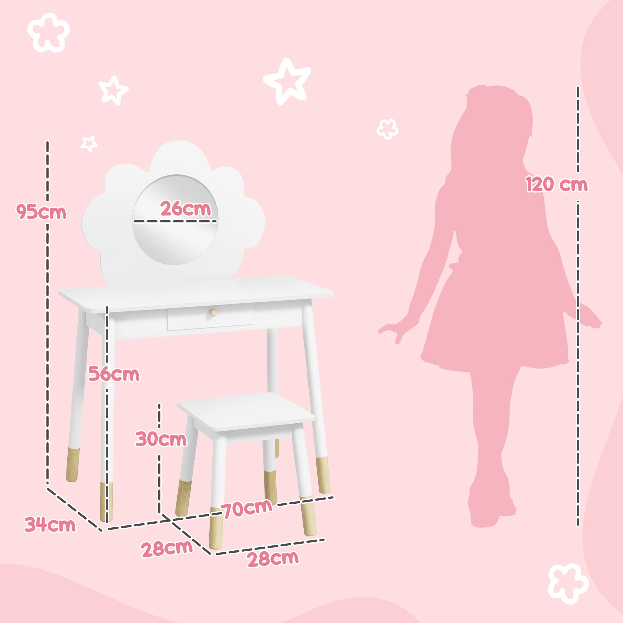 Transform Playtime with this Cloud Dressing Table Set - image 1